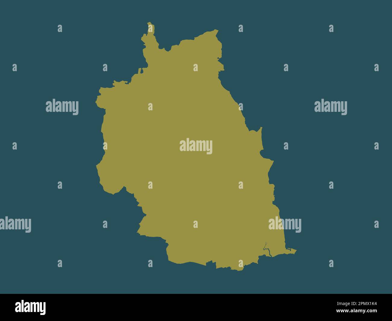 Chelmsford, non metropolitan district of England - Great Britain. Solid color shape Stock Photo