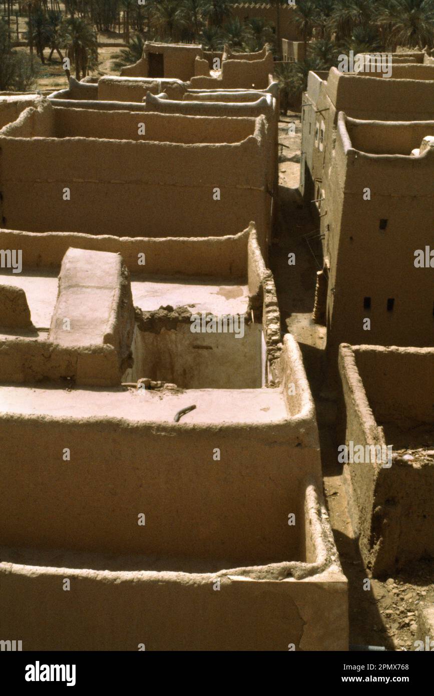 Harmah Saudi Arabia  Museum Rooftops (diwan) Stock Photo