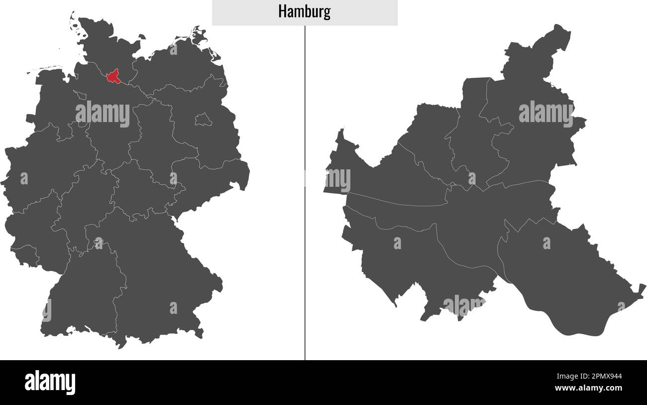 Map of hamburg hires stock photography and images Alamy