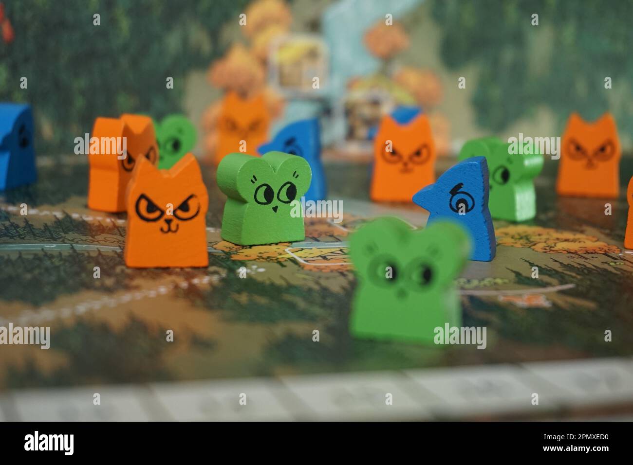 Components from Root the board game by Leder Games Stock Photo Alamy