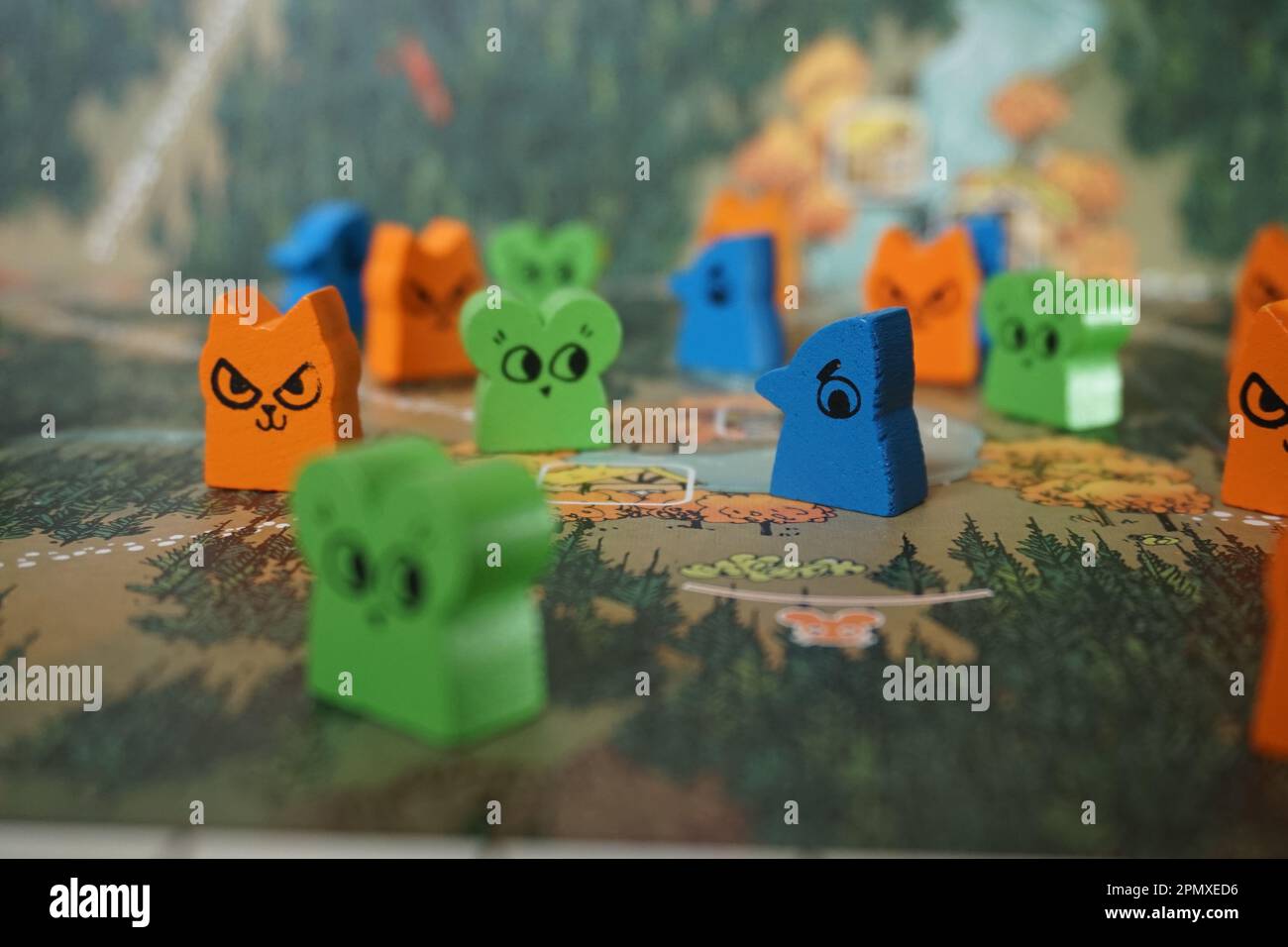 Components from Root the board game by Leder Games Stock Photo Alamy