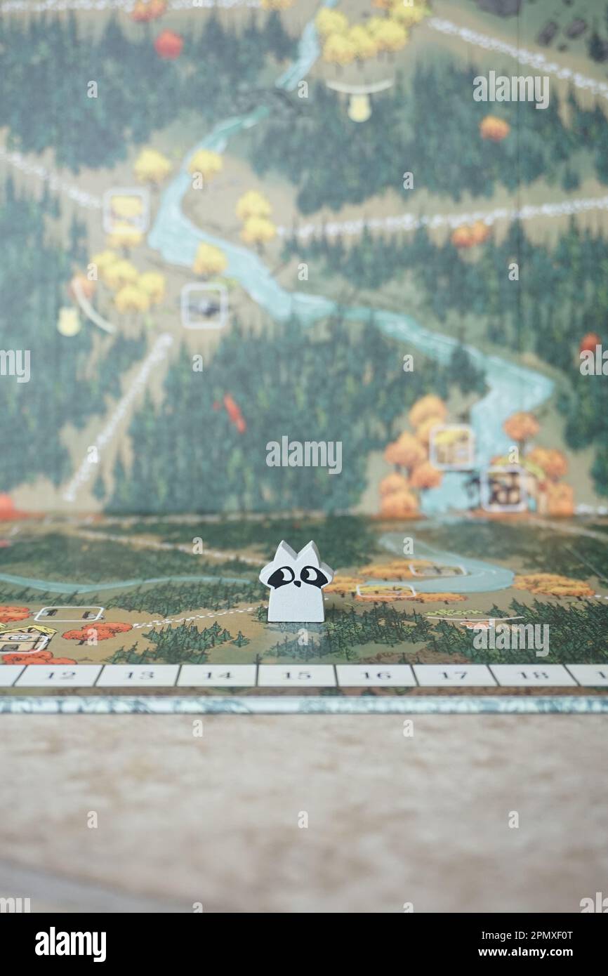 Components from Root the board game by Leder Games Stock Photo Alamy