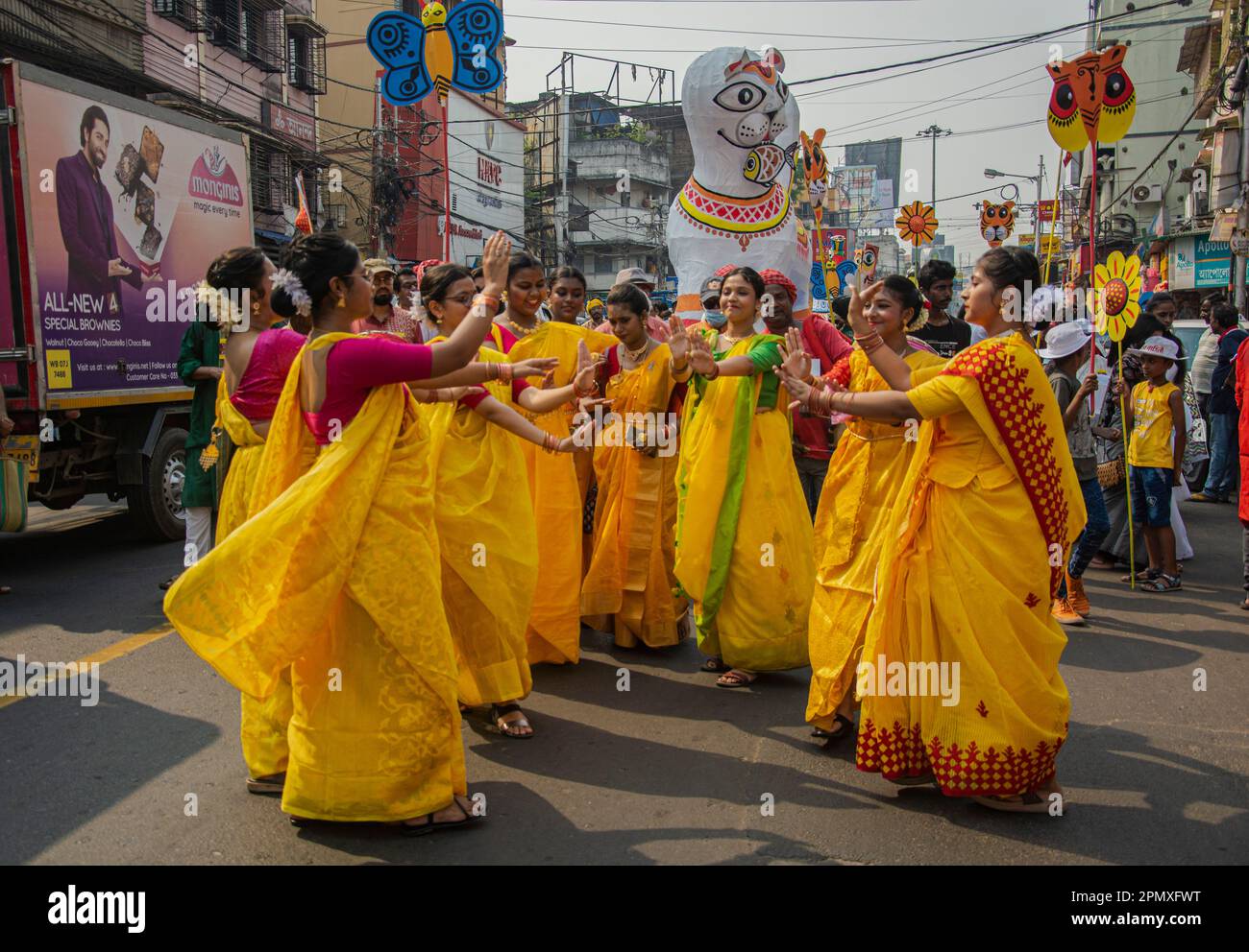 Kolkata, West Bengal, India. 15th Apr, 2023. Bengali New Year, also