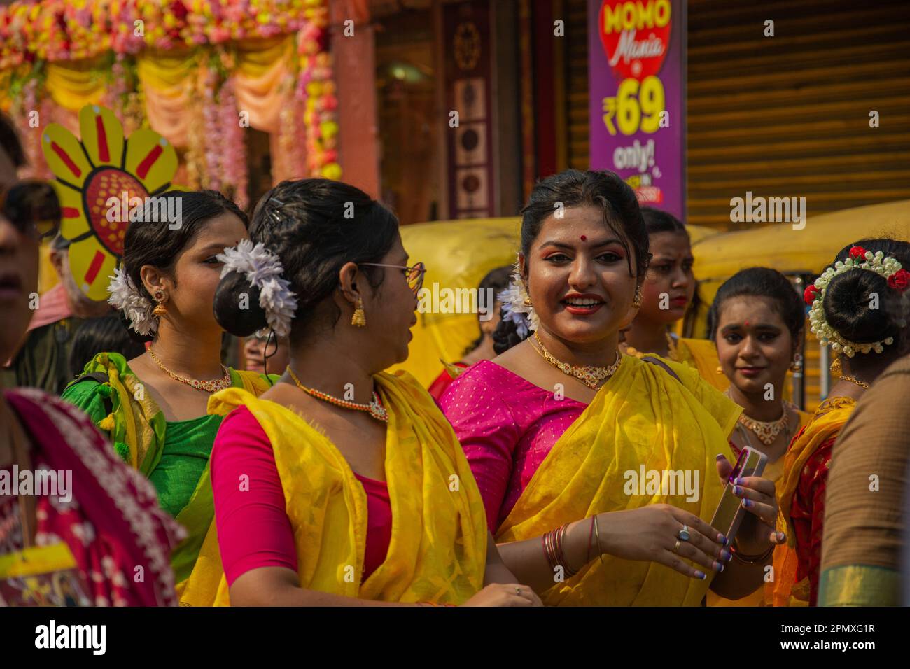 Kolkata, West Bengal, India. 15th Apr, 2023. Bengali New Year, also