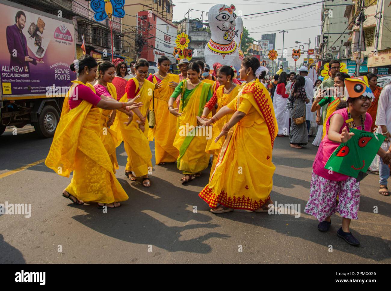 Kolkata, West Bengal, India. 15th Apr, 2023. Bengali New Year, also
