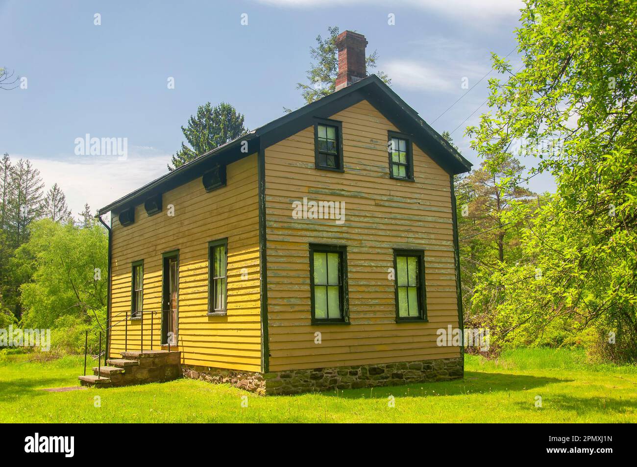 the historic millbrook village site in the delaware water gap in