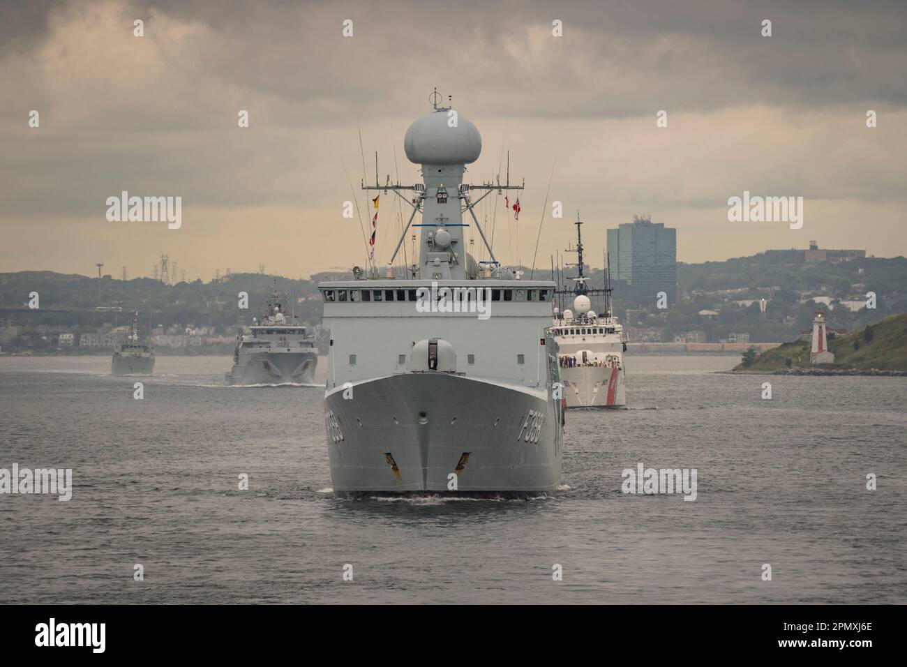 Ships of Operation Nanook depart Halifax, Nova Scotia, in August 2022