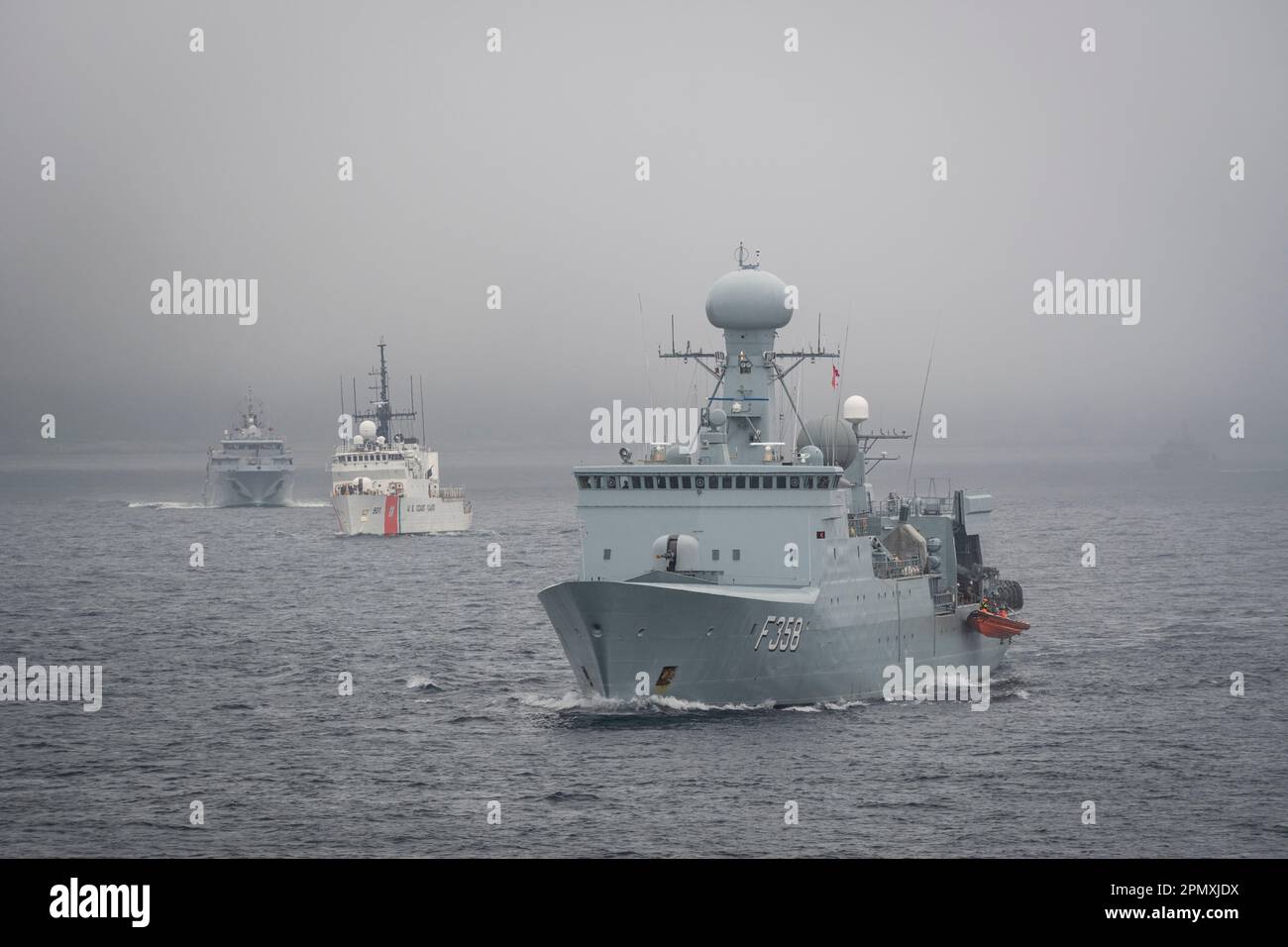 Ships of Operation Nanook depart Halifax, Nova Scotia, in August 2022