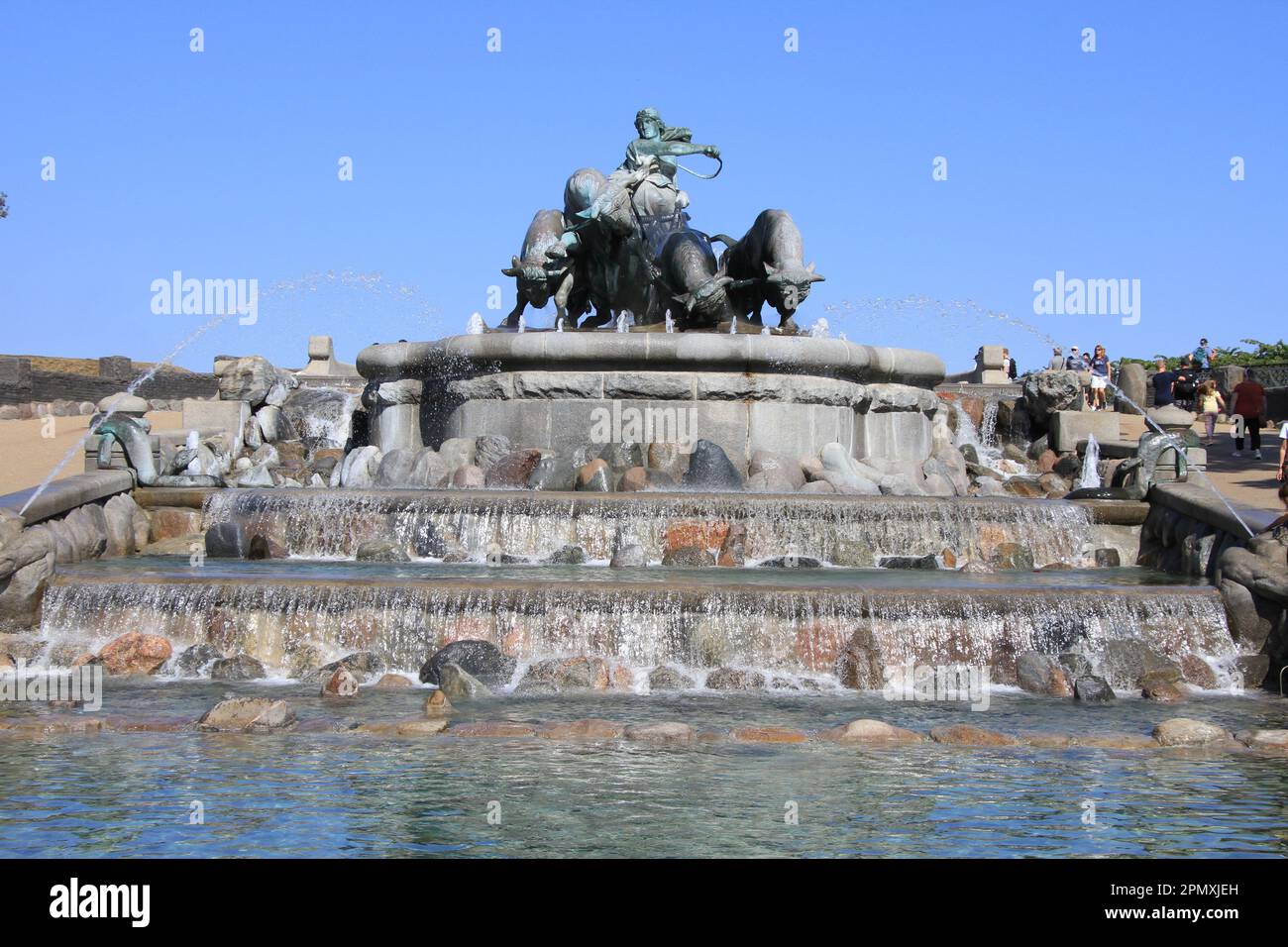 Gefion R Gefion fountain gefionspringvandet in zealand hi-res stock photography ...