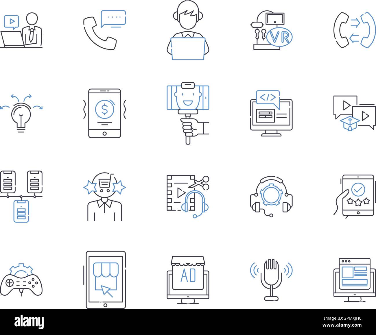 Av receivers stock vector images alamy