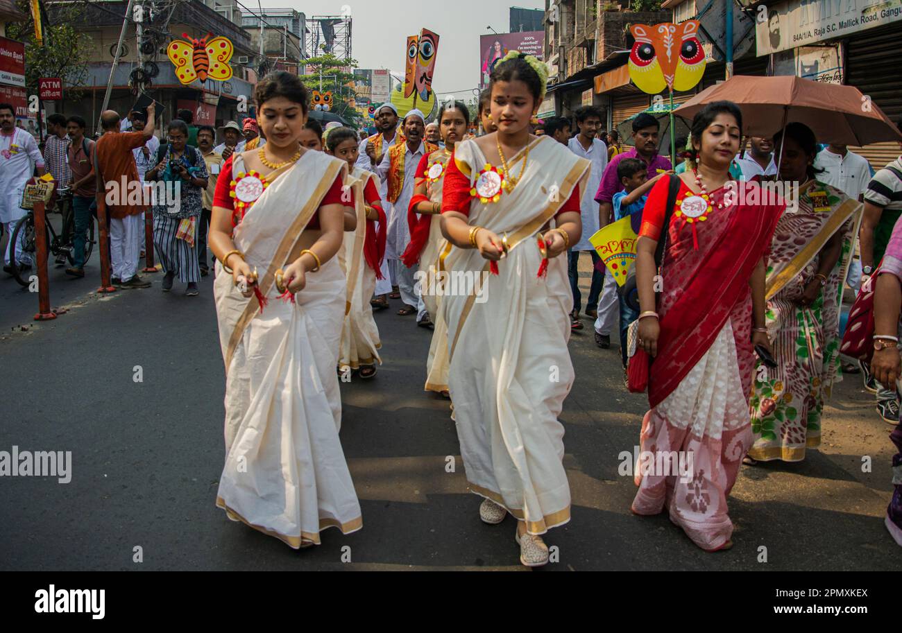 Kolkata, West Bengal, India. 15th Apr, 2023. Bengali New Year, also