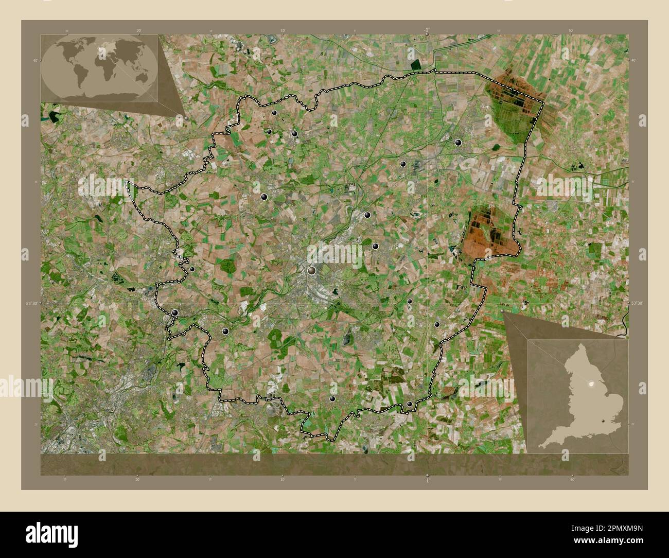 Doncaster, administrative county of England Great Britain. High
