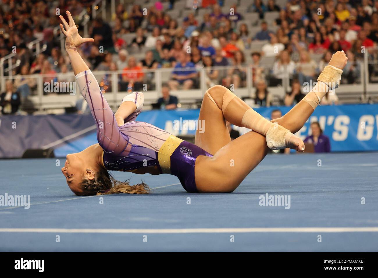 April 13, 2023 Alyona Schennikova (LSU) during the 2023 NCAA National