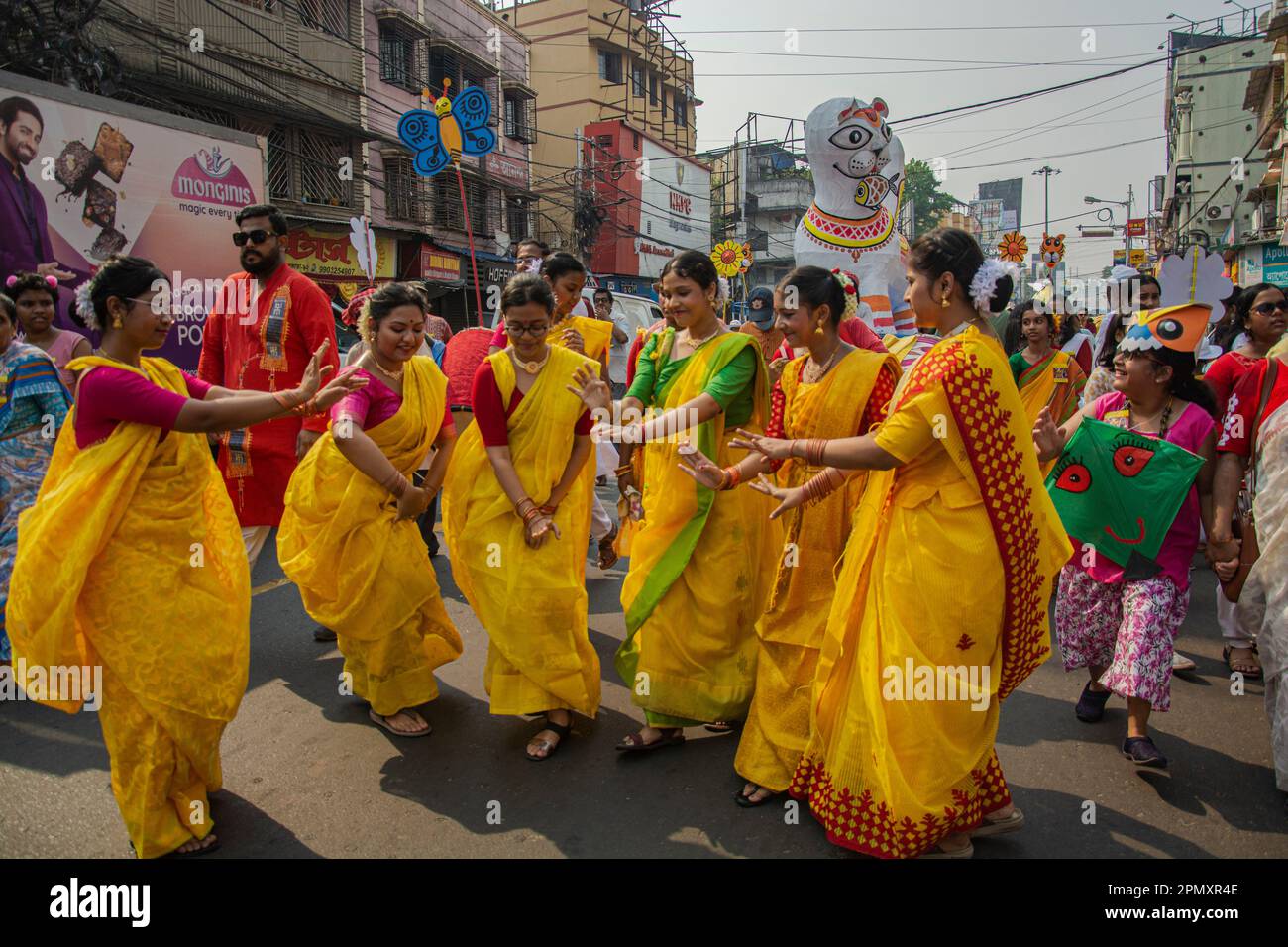 Kolkata, West Bengal, India. 15th Apr, 2023. Bengali New Year, also