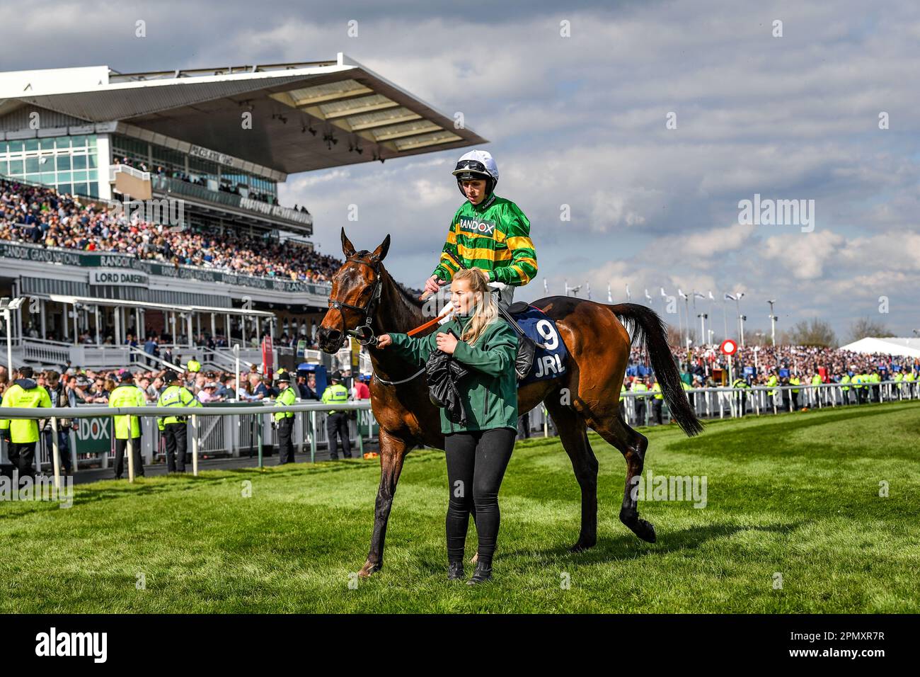 15th April 2023; Aintree Racecourse, Aintree, Merseyside, England 2023