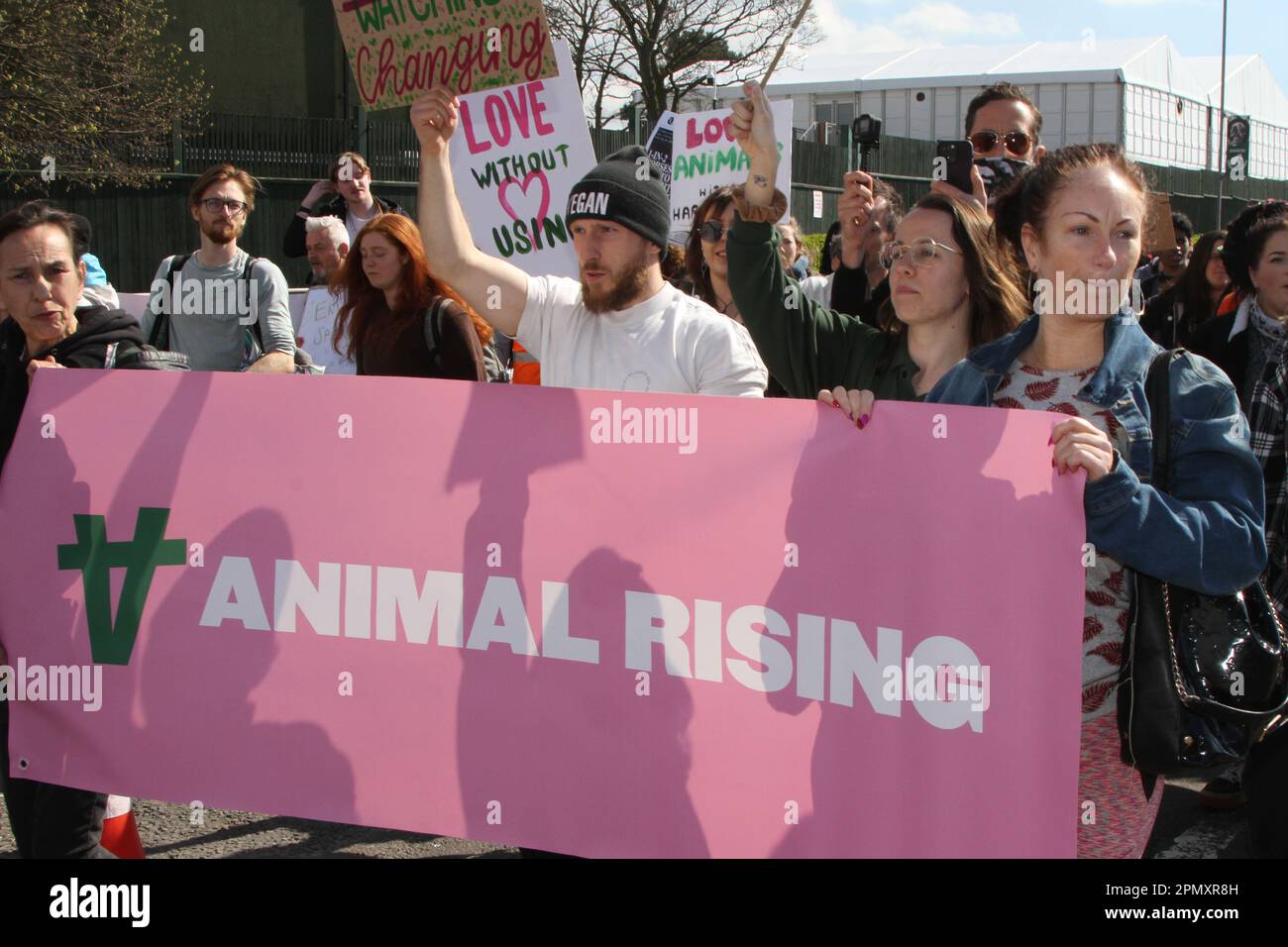 Animal Rising Action for animals protest group, disrupting the Grand