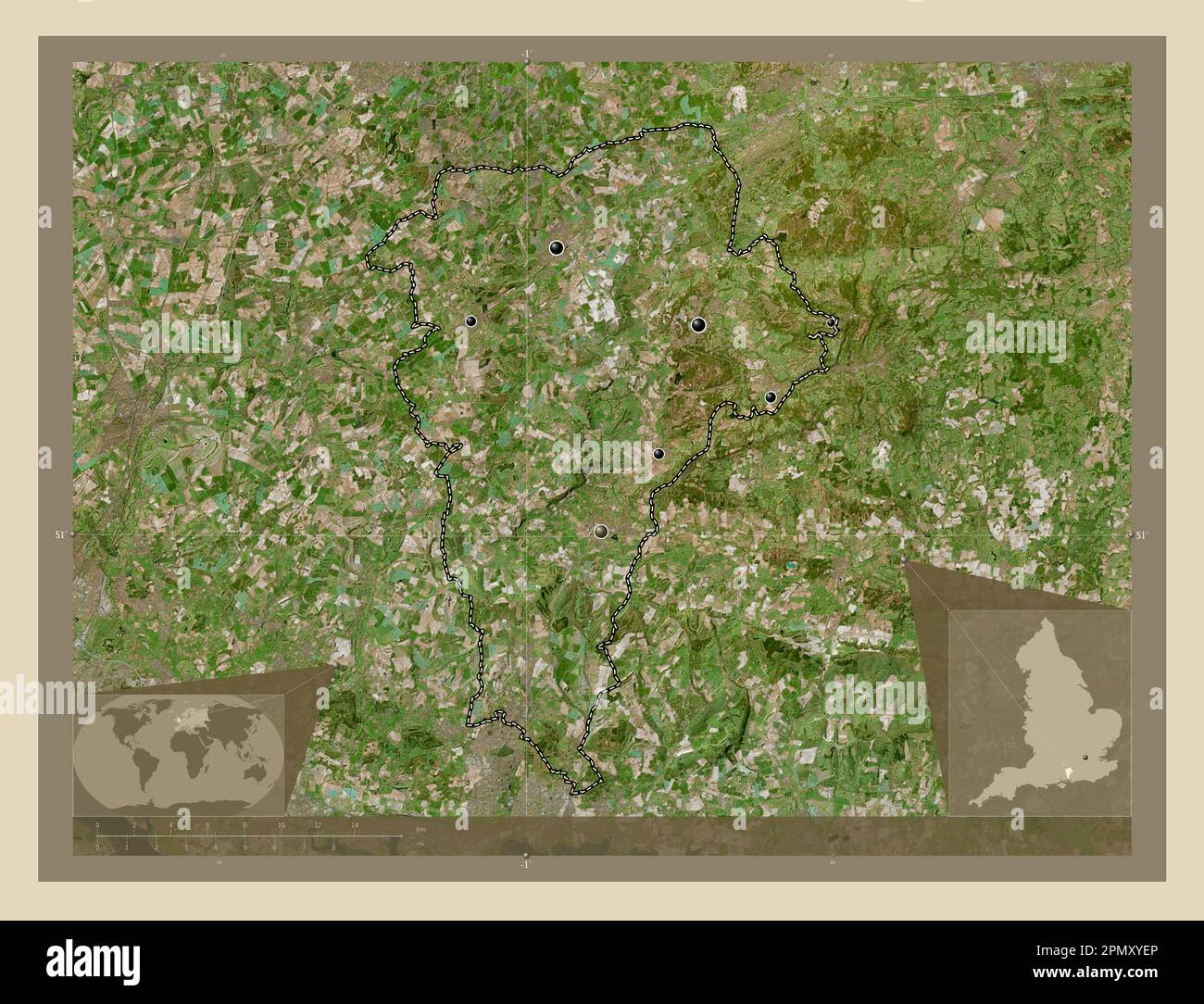 Warmingham Map East Hampshire, non metropolitan district of England - Great Britain ...