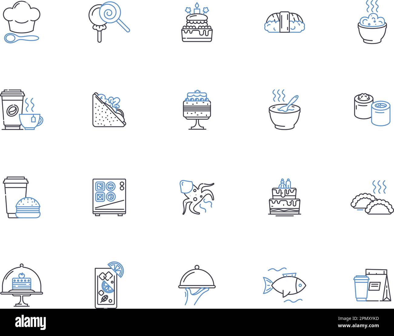 Meals outline icons collection. Food, Dish, Cuisine, Meal, Dinner ...
