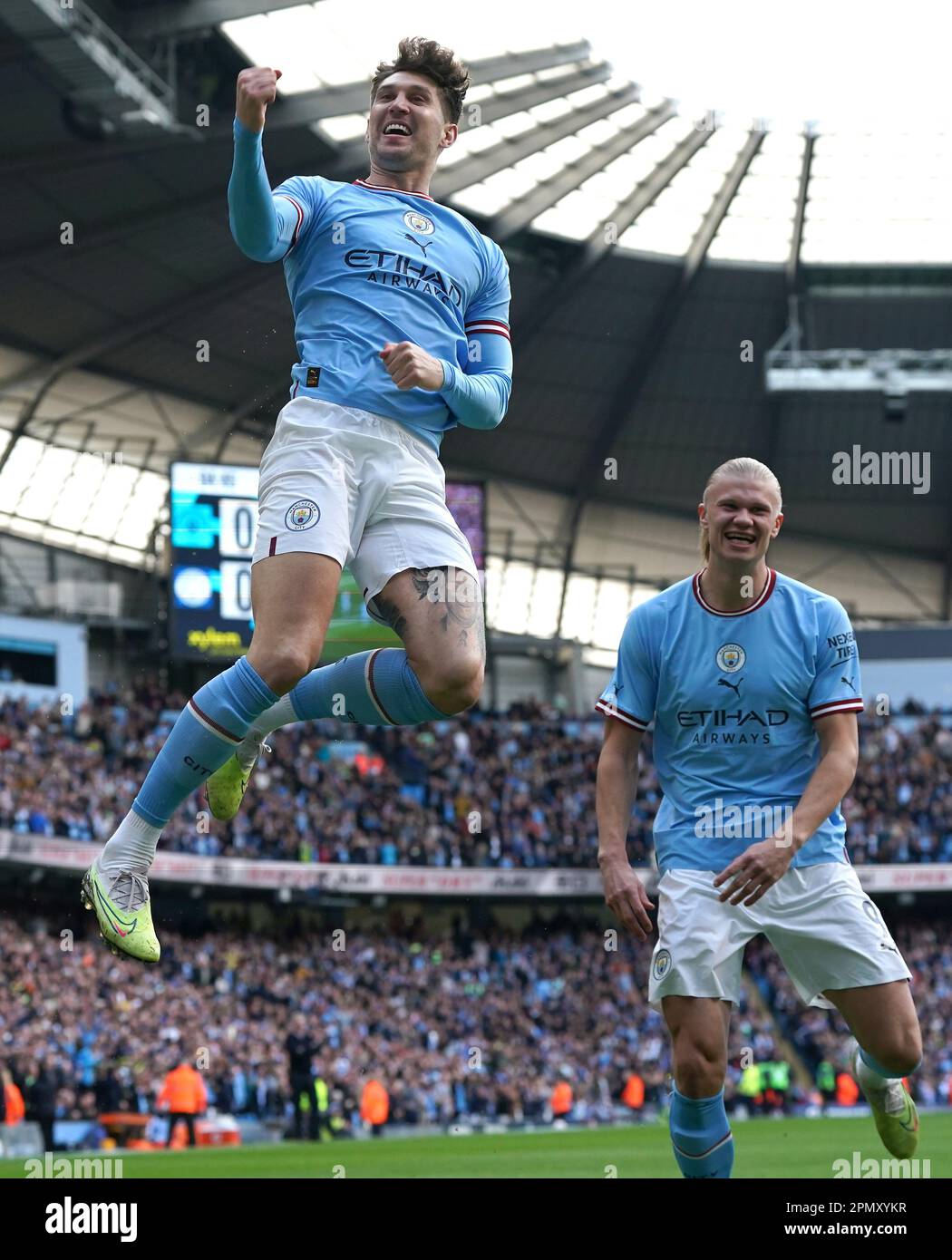 Erling haaland man city celebration hi-res stock photography and images ...
