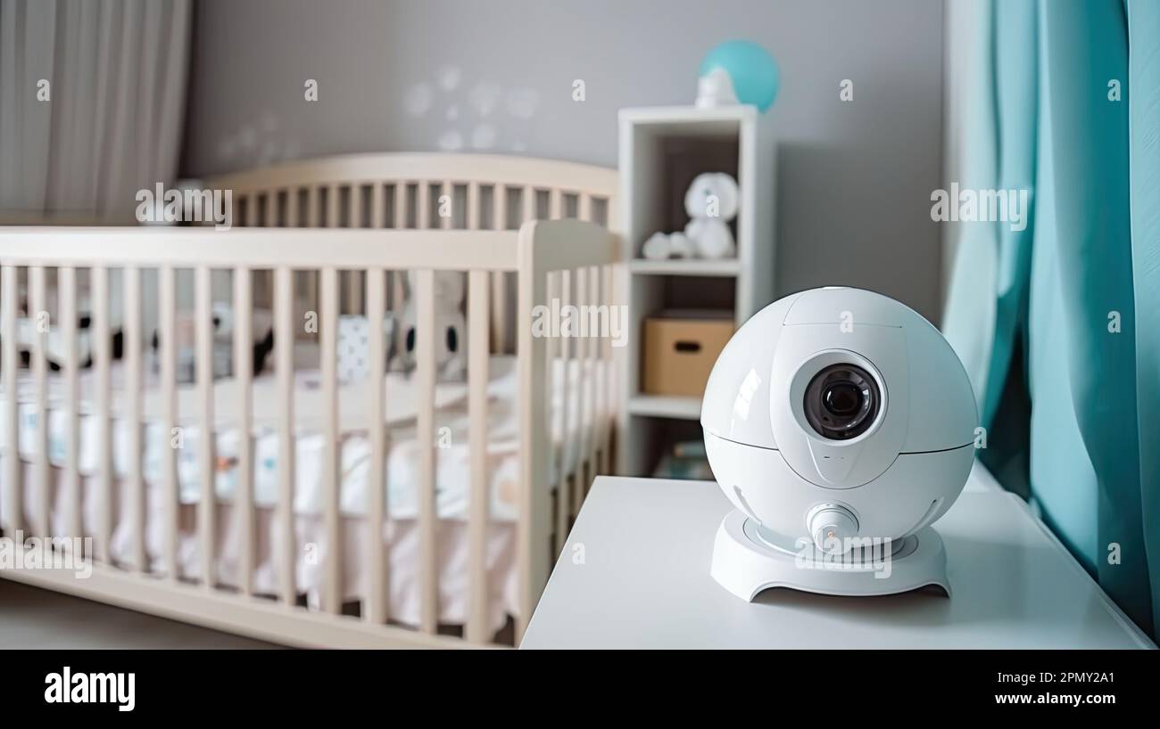 cctv camera in nursery room Stock Photo Alamy