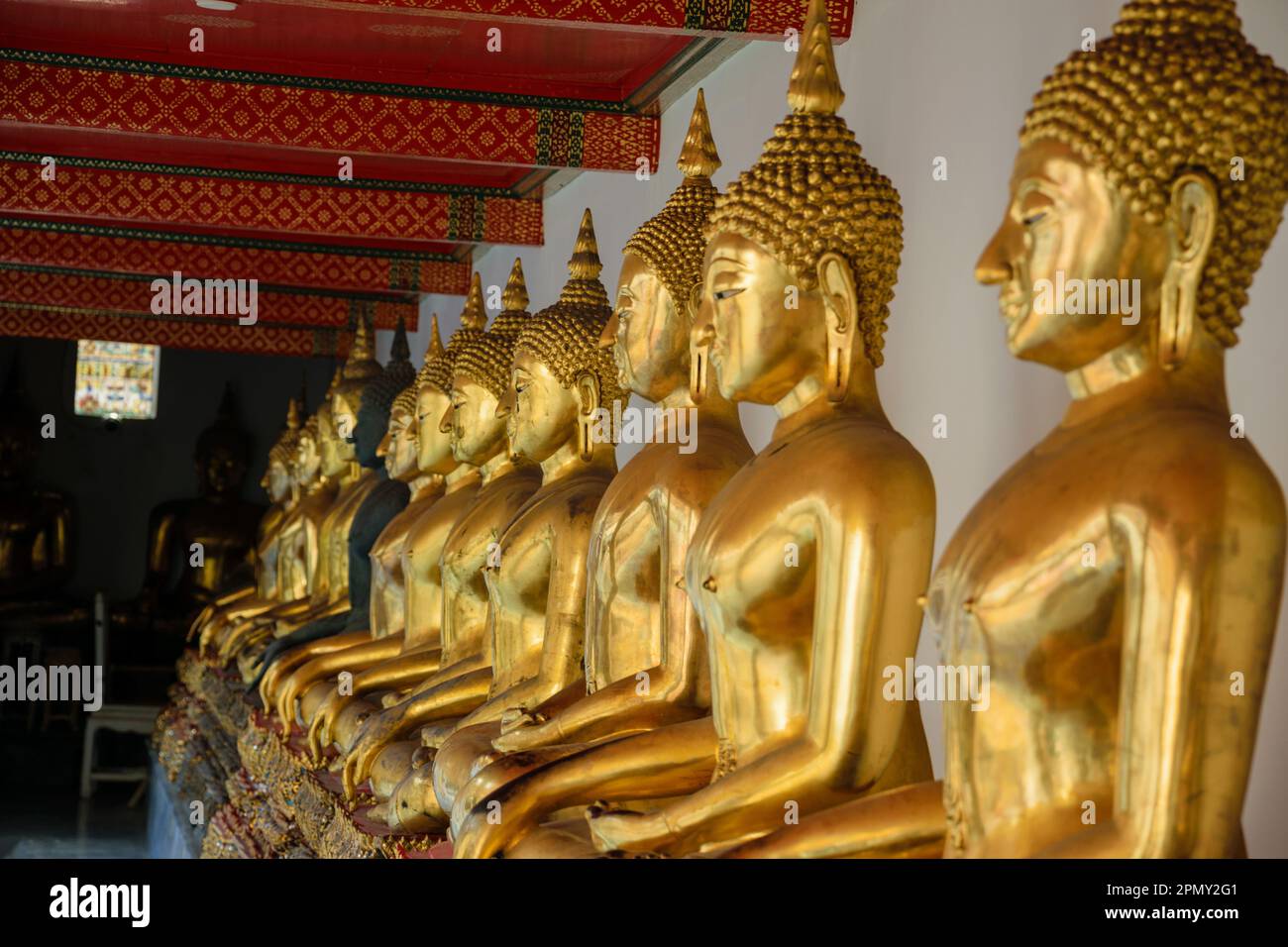 Temple of the Emerald Buddha and Grand Palace Bangkok, Thailand Stock ...