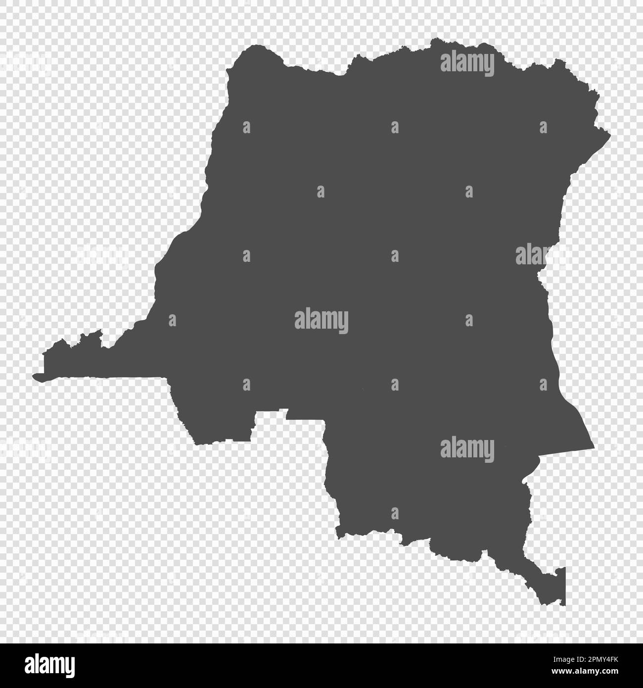 High detailed isolated map DR Congo Stock Vector Image & Art Alamy