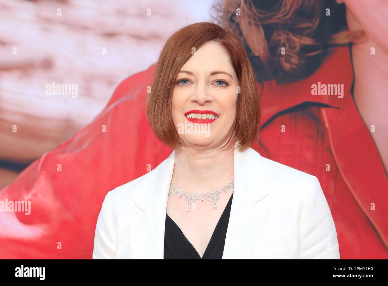 April 13, 2023, Los Angeles, California, USA: LOS ANGELES, CALIFORNIA - APR 13, 2023: Genevieve McGillicuddy at the 2023 TCM Classic Film Festival - Opening Night Gala and World Premiere of Rio Bravo at TCL Chinese Theatre IMAX (Credit Image: © Nina Prommer/ZUMA Press Wire) EDITORIAL USAGE ONLY! Not for Commercial USAGE! Stock Photo