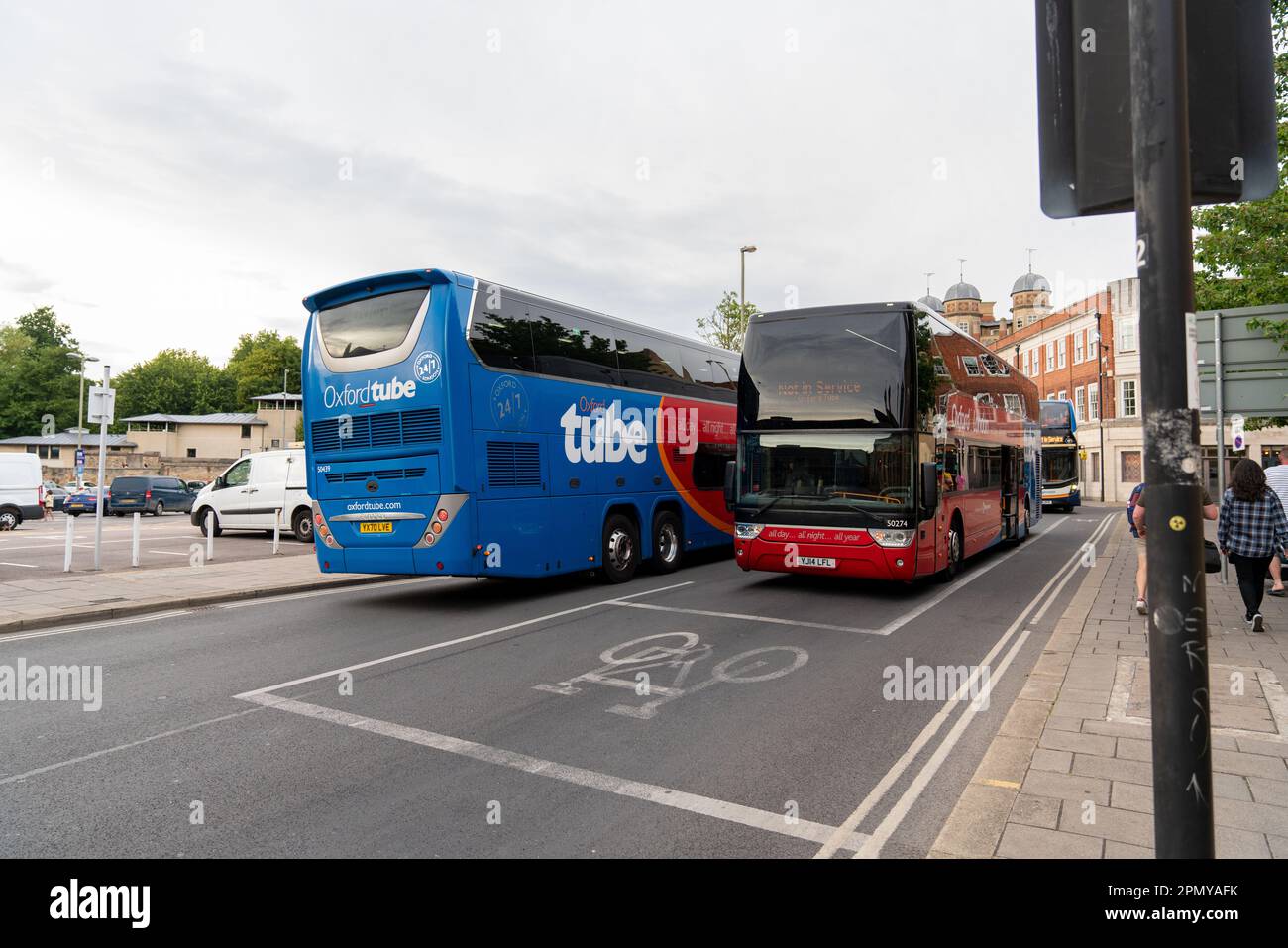 Oxford, UK august 01 2022 Gloucester Green Bus Station Stock Photo