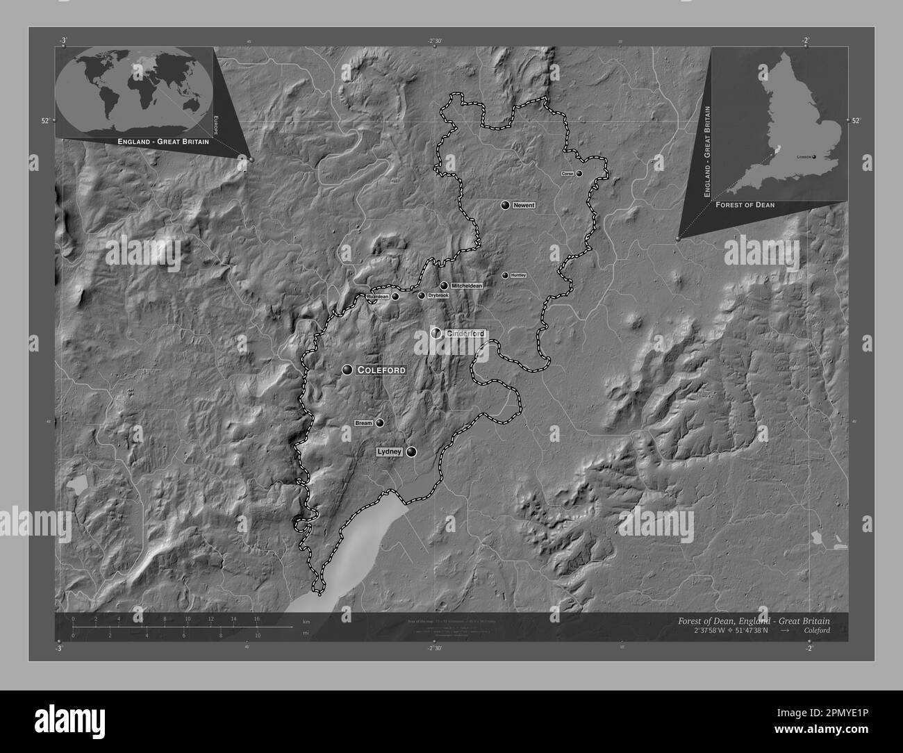 Forest of Dean, non metropolitan district of England Great Britain