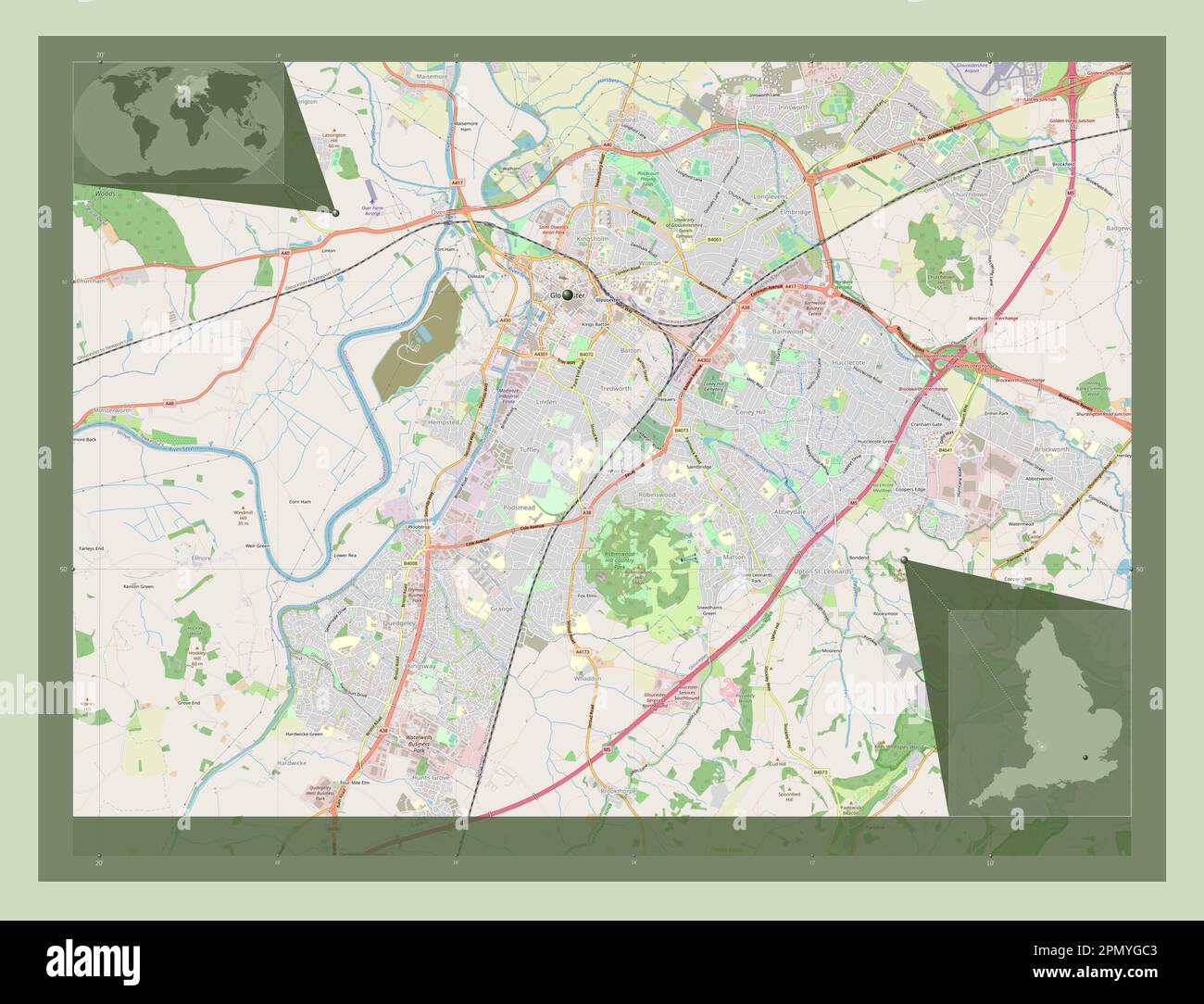 Gloucester, non metropolitan district of England - Great Britain. Open