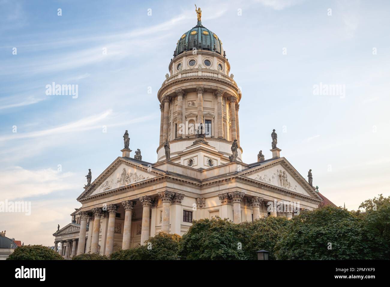French Cathedral at Gendarmenmarkt Square - Berlin, Germany Stock Photo