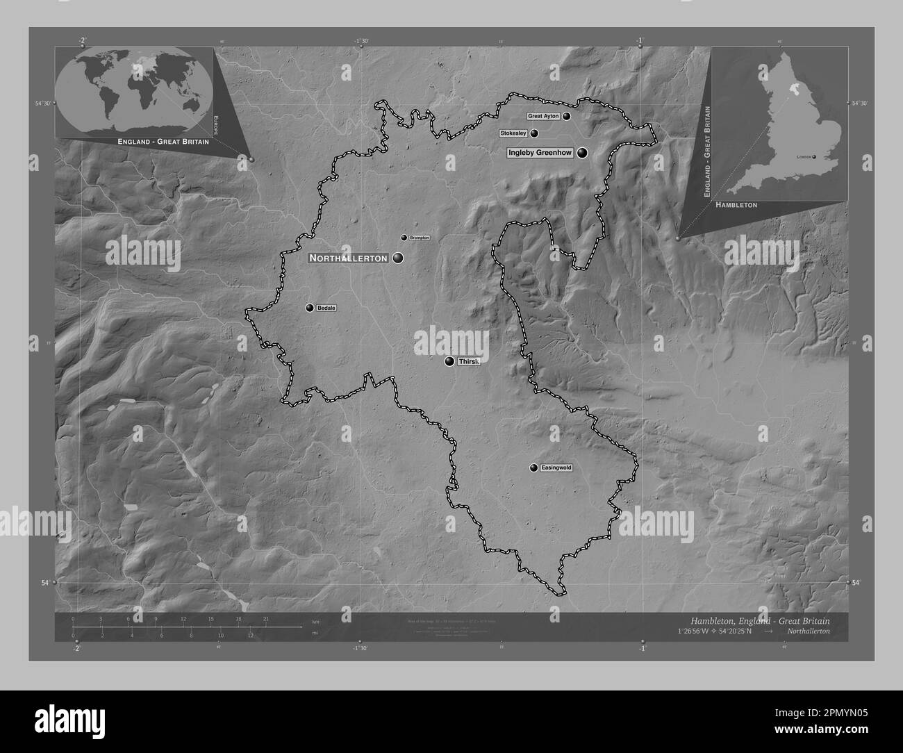 Hambleton, non metropolitan district of England Great Britain
