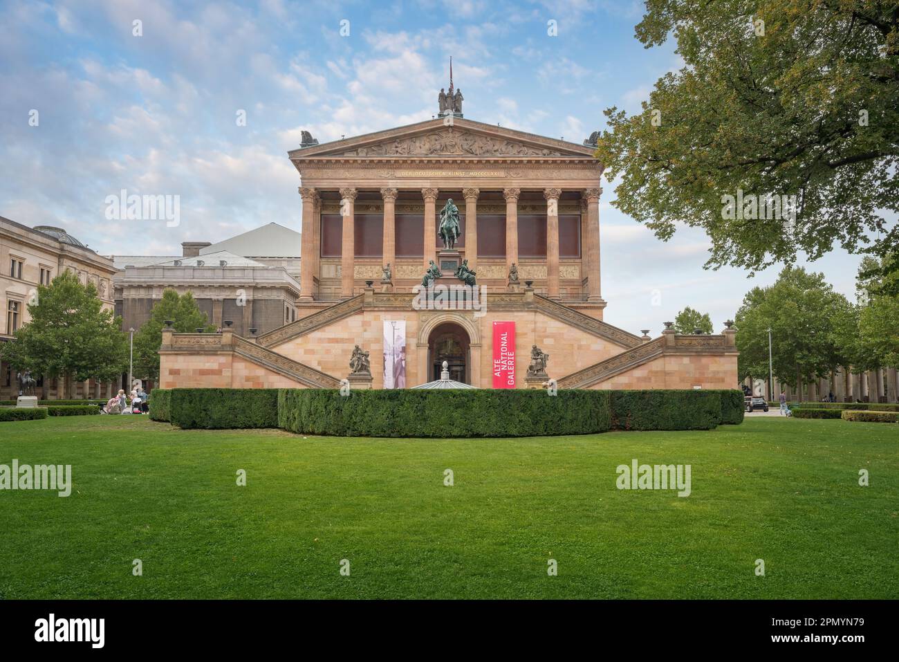 Alte Nationalgalerie (Old National Gallery) at Museum Island - Berlin, Germany Stock Photo