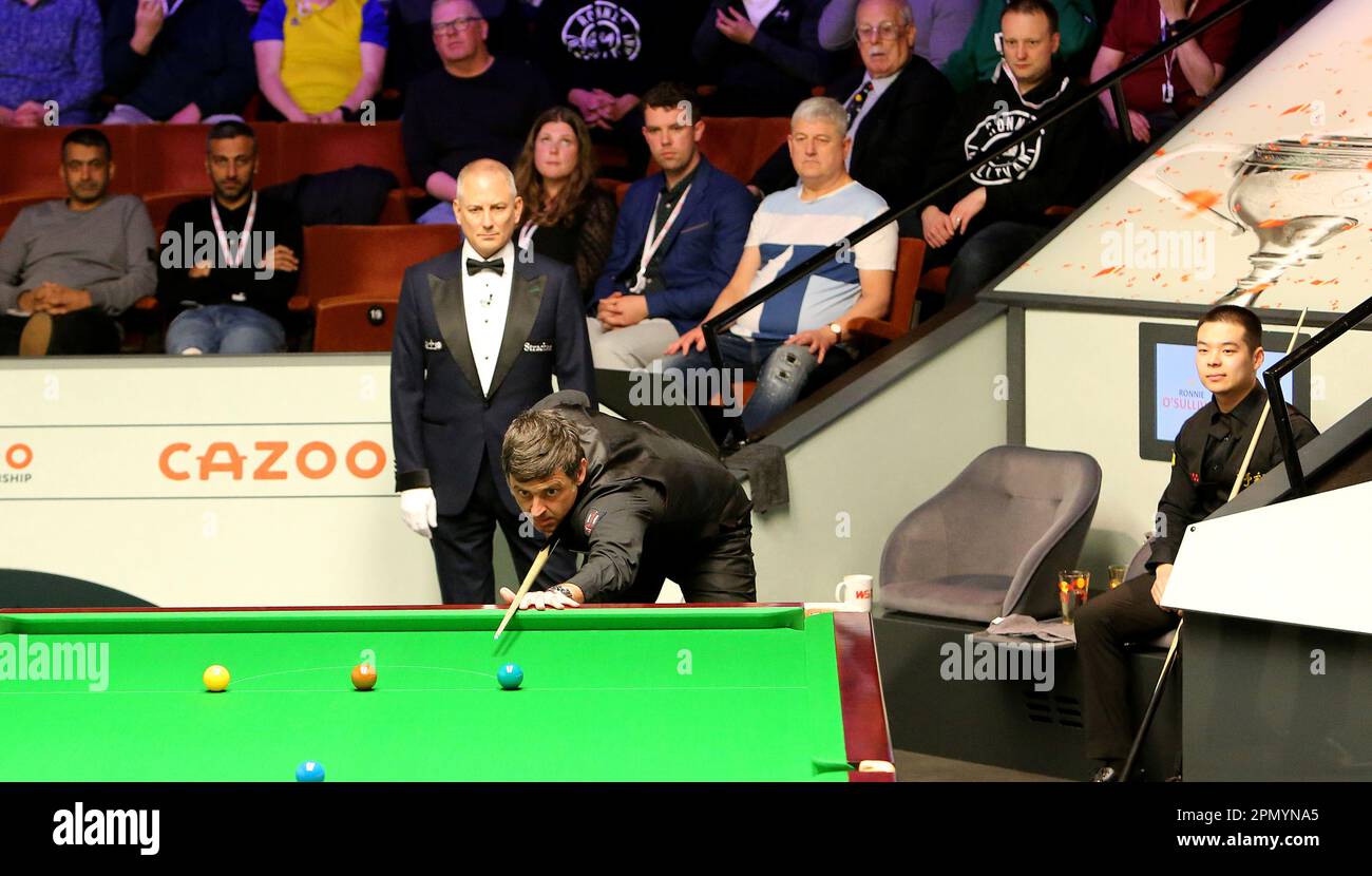 15th April 2023; The Crucible, Sheffield, England 2023 Cazoo World