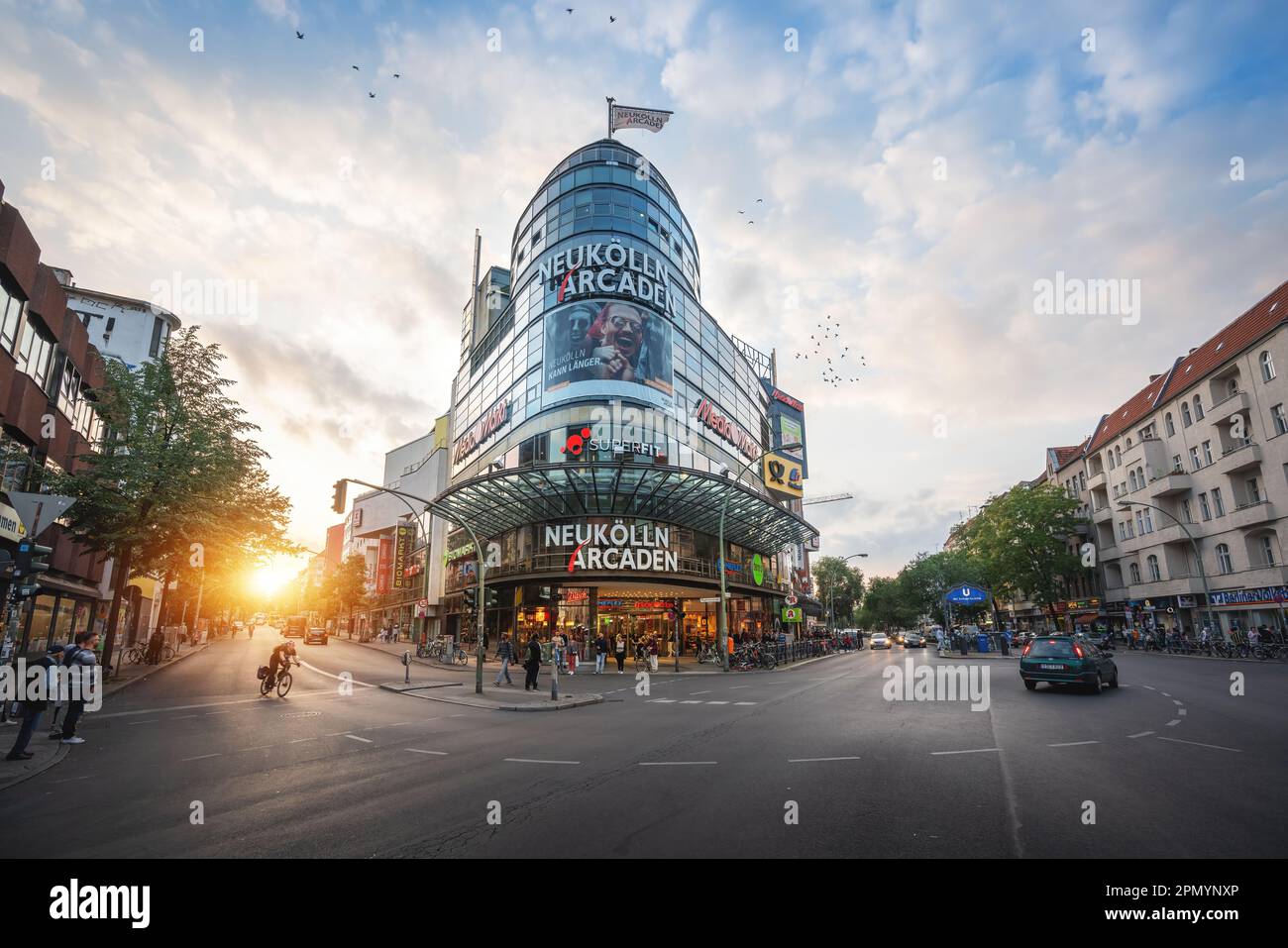 Neukolln Arcaden Shopping Center - Berlin, Germany Stock Photo