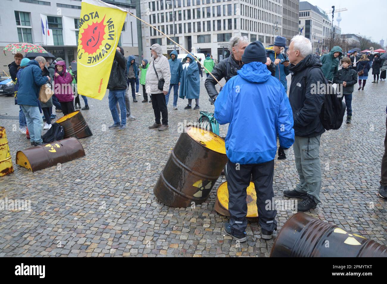 Berlin, Germany April 15, 2023 Germany switches off its last three