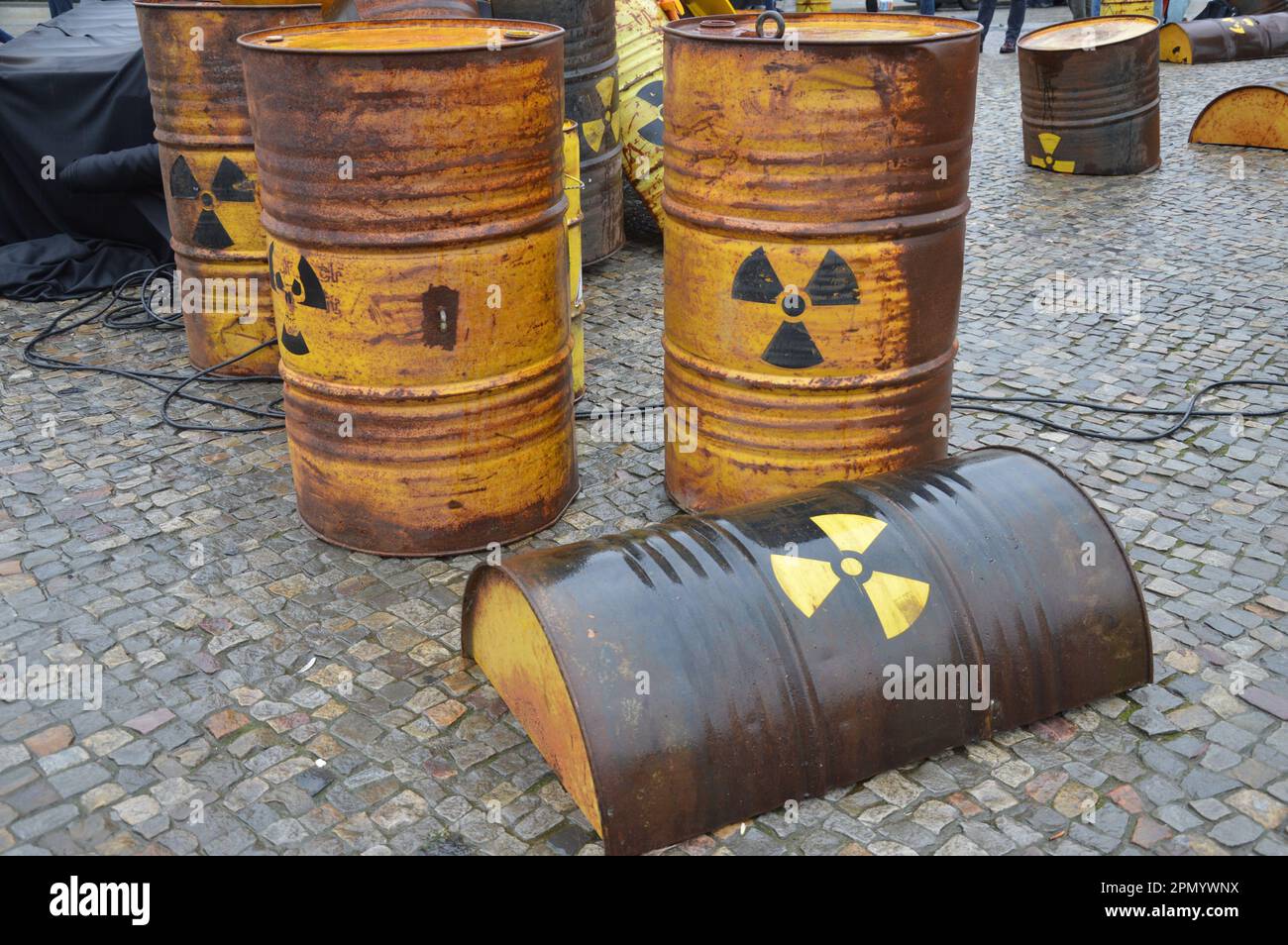 Berlin, Germany April 15, 2023 Germany switches off its last three