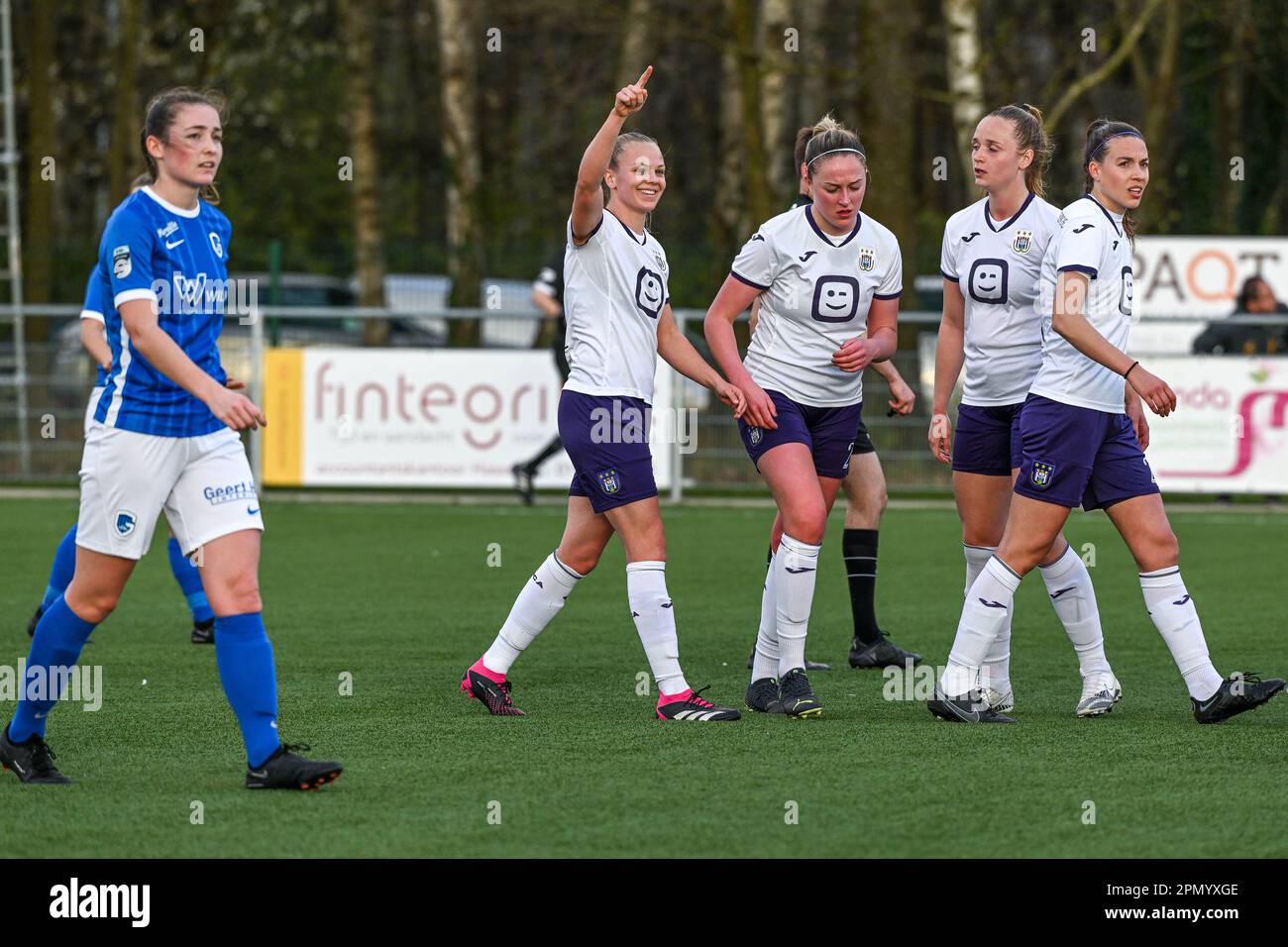 ANDERLECHT, BELGIUM - APRIL 11: 1-1 RSC Anderlecht, goal by Lukas Nmecha of RSC  Anderlecht during the Jupiler Pro League match between RSC Anderlecht Stock  Photo - Alamy