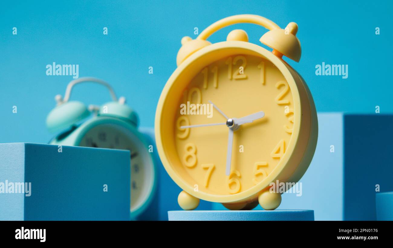 Time for a change Vintage alarm clock signals the arrival of spring with a clear message to