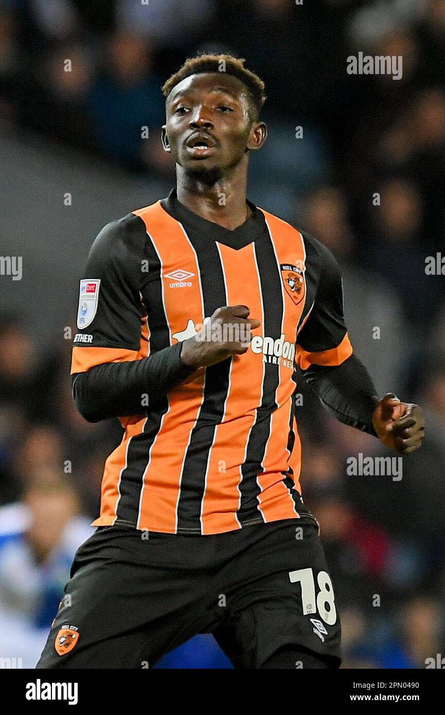 Adama Traore 18 of Hull City during the Sky Bet Championship match