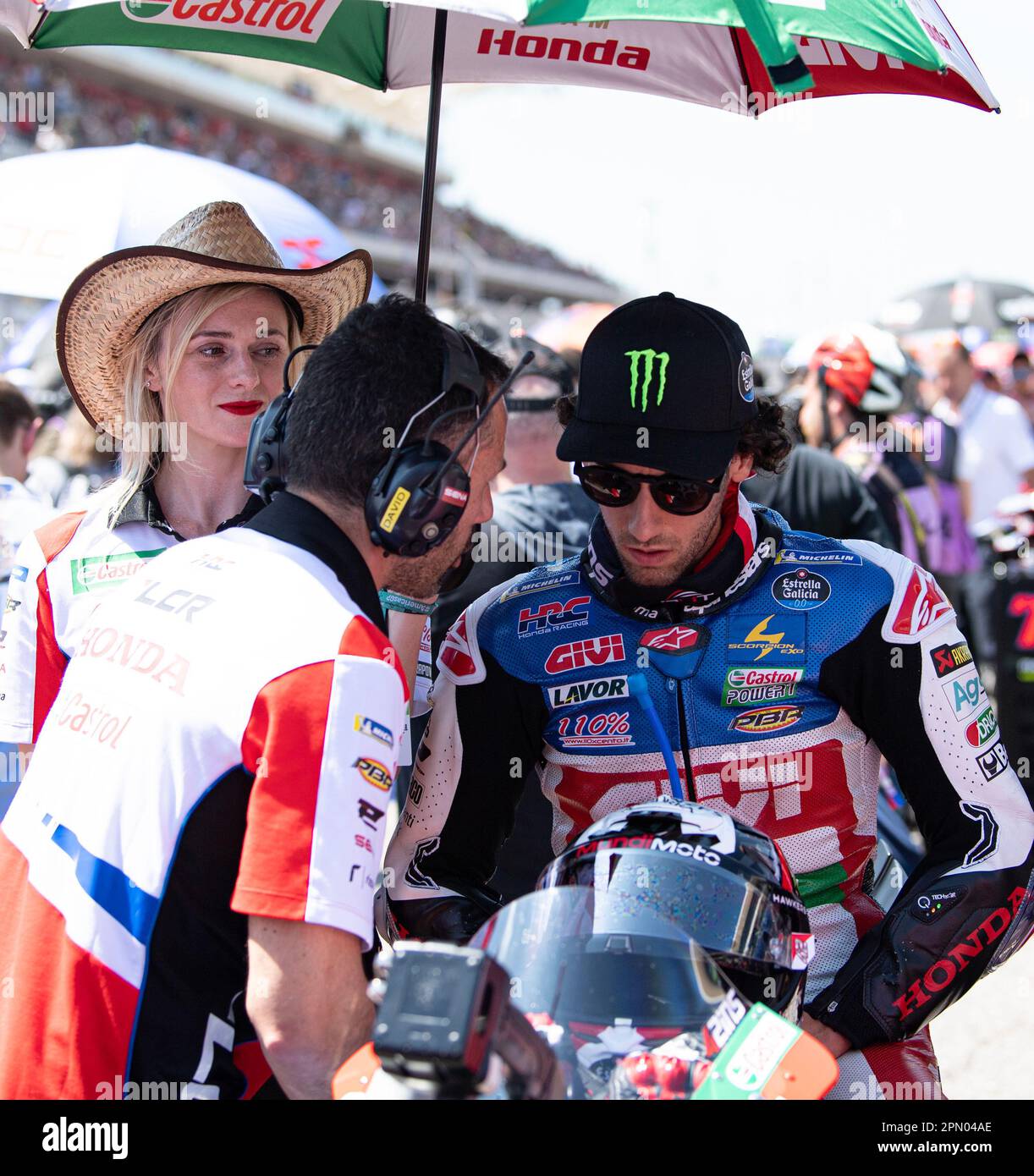 Austin, Texas, USA. 15th Apr, 2023. 42 ALEX RINS LCR Honda Castrol Team ...