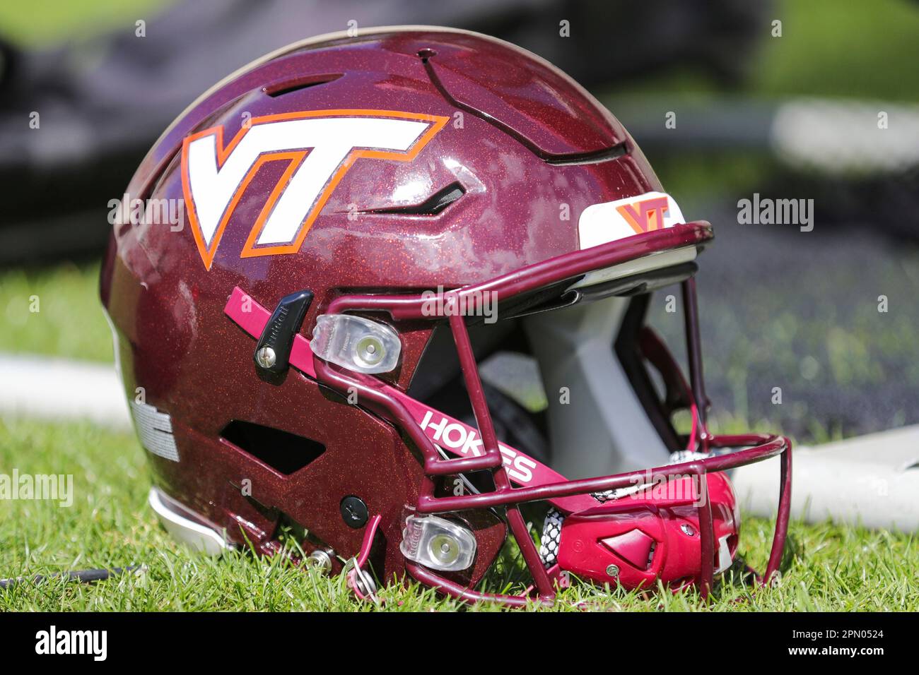 April 15, 2023 Virginia Tech Hokies helmet during the Virginia Tech