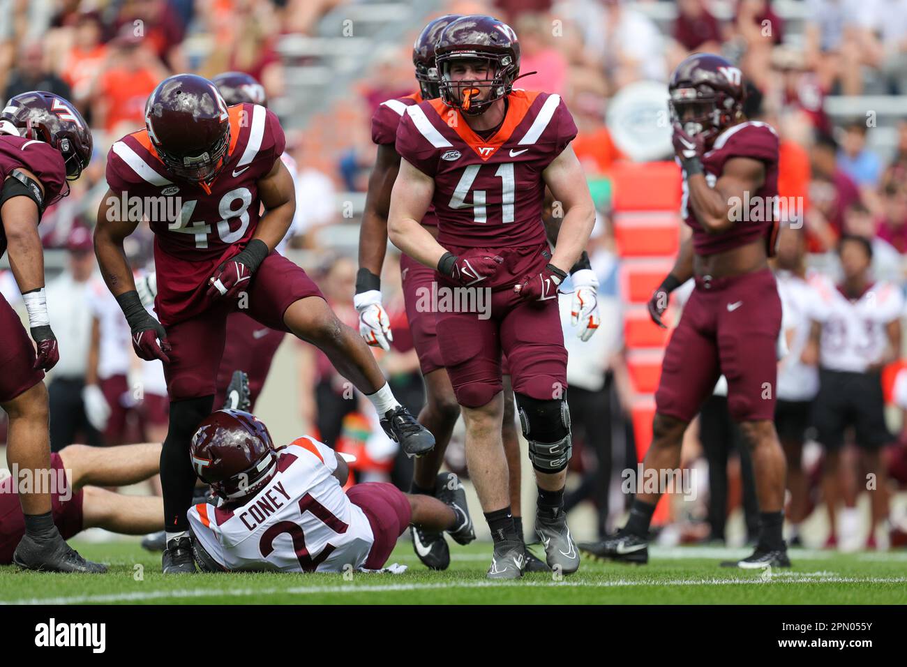Blacksburg, Virginia, USA. 15th Apr, 2023. Virginia Tech Hokies