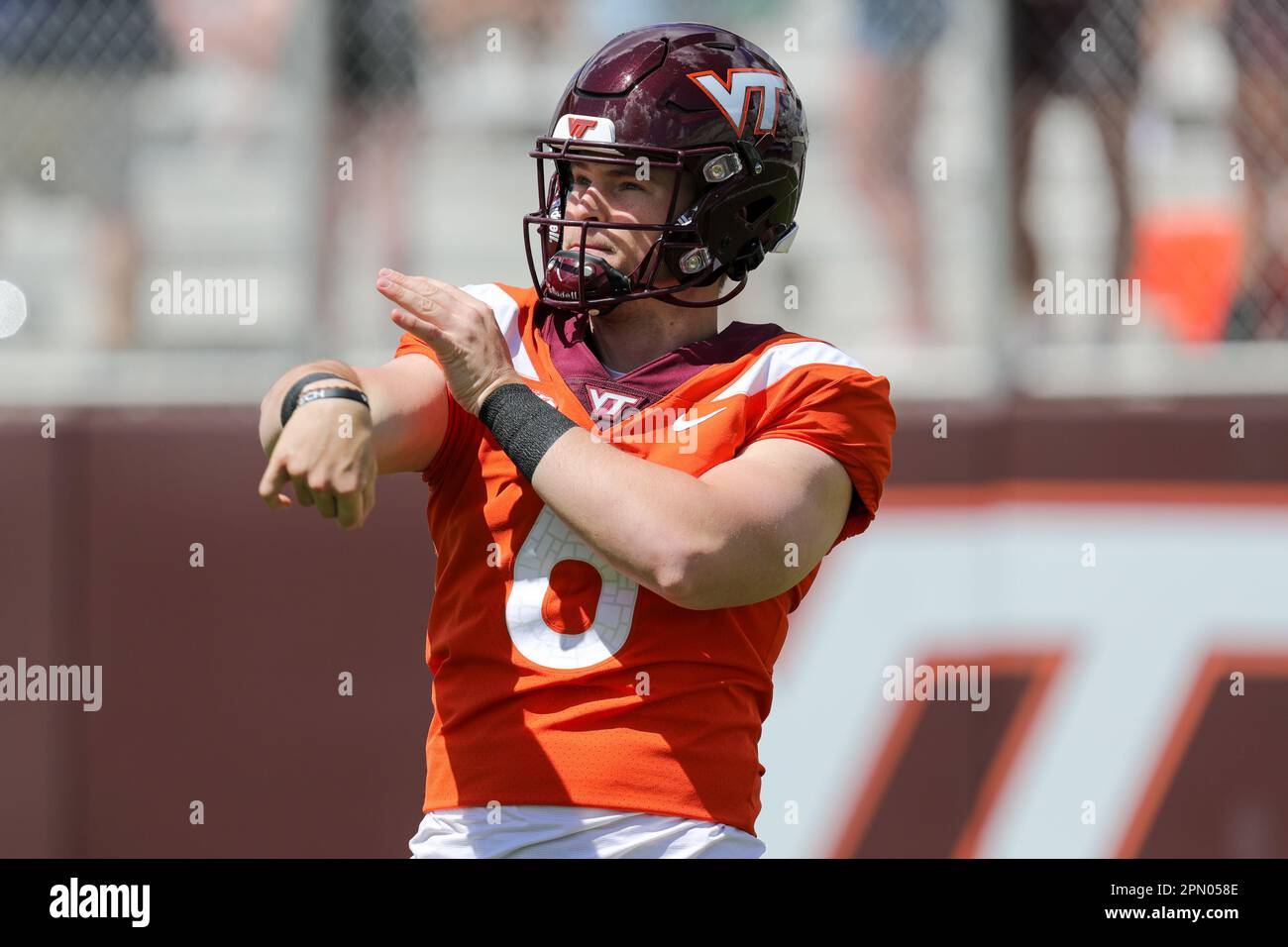 Blacksburg, Virginia, USA. 15th Apr, 2023. Virginia Tech Hokies