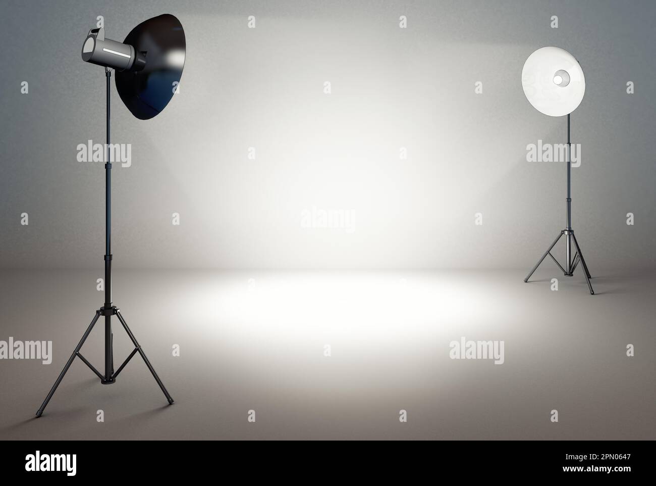 3D rendering of a studio background Stock Photo - Alamy