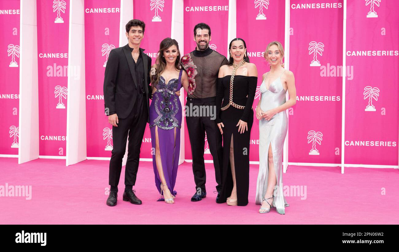 Cannes, France. 15th Apr, 2023. Quique Gonzalez, Monica Cruz, Miguel
