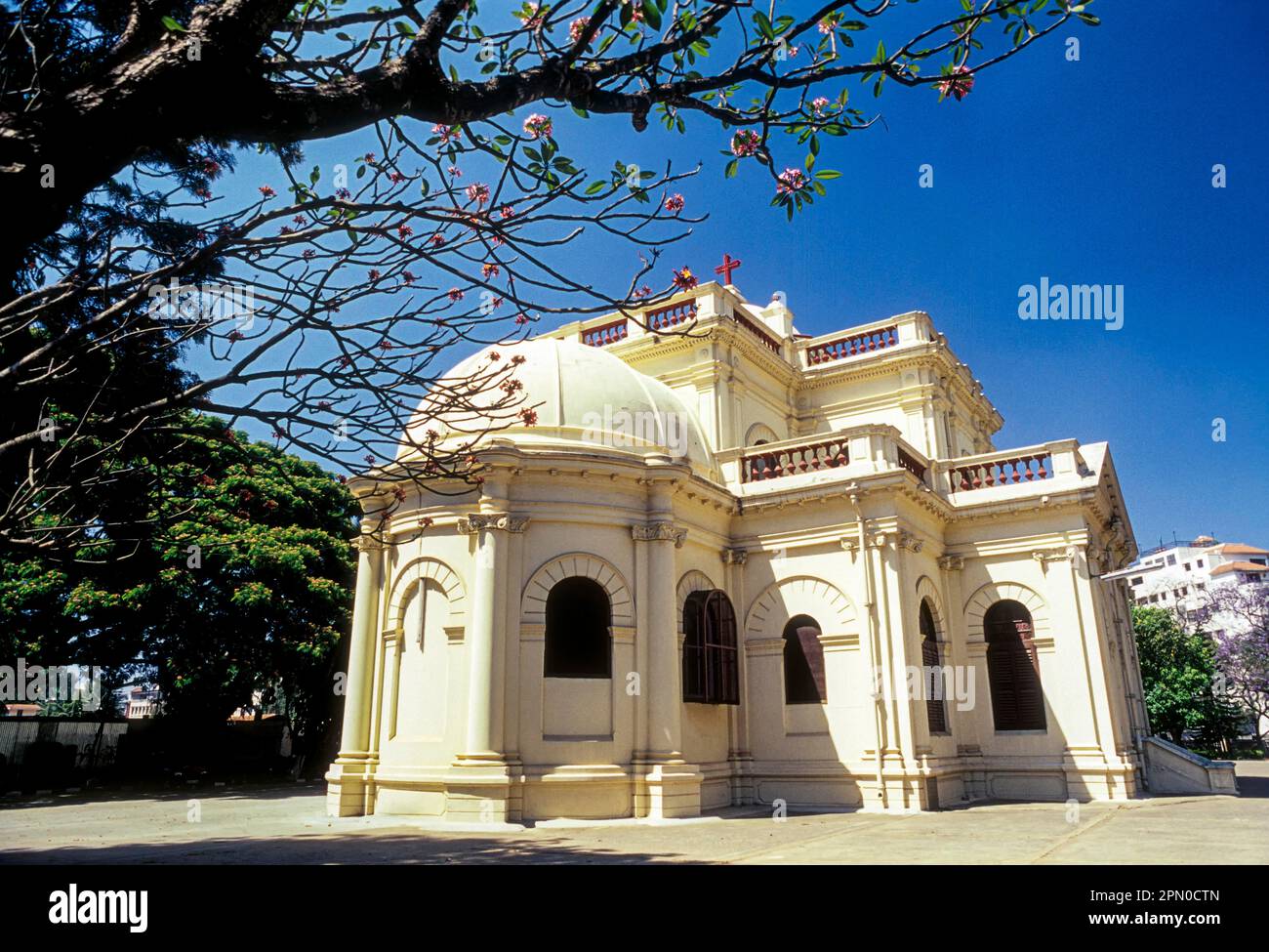 St. Mark's Cathedral built in 1812, Bengaluru Bangalore, Karnataka, South India, India, Asia Stock Photo