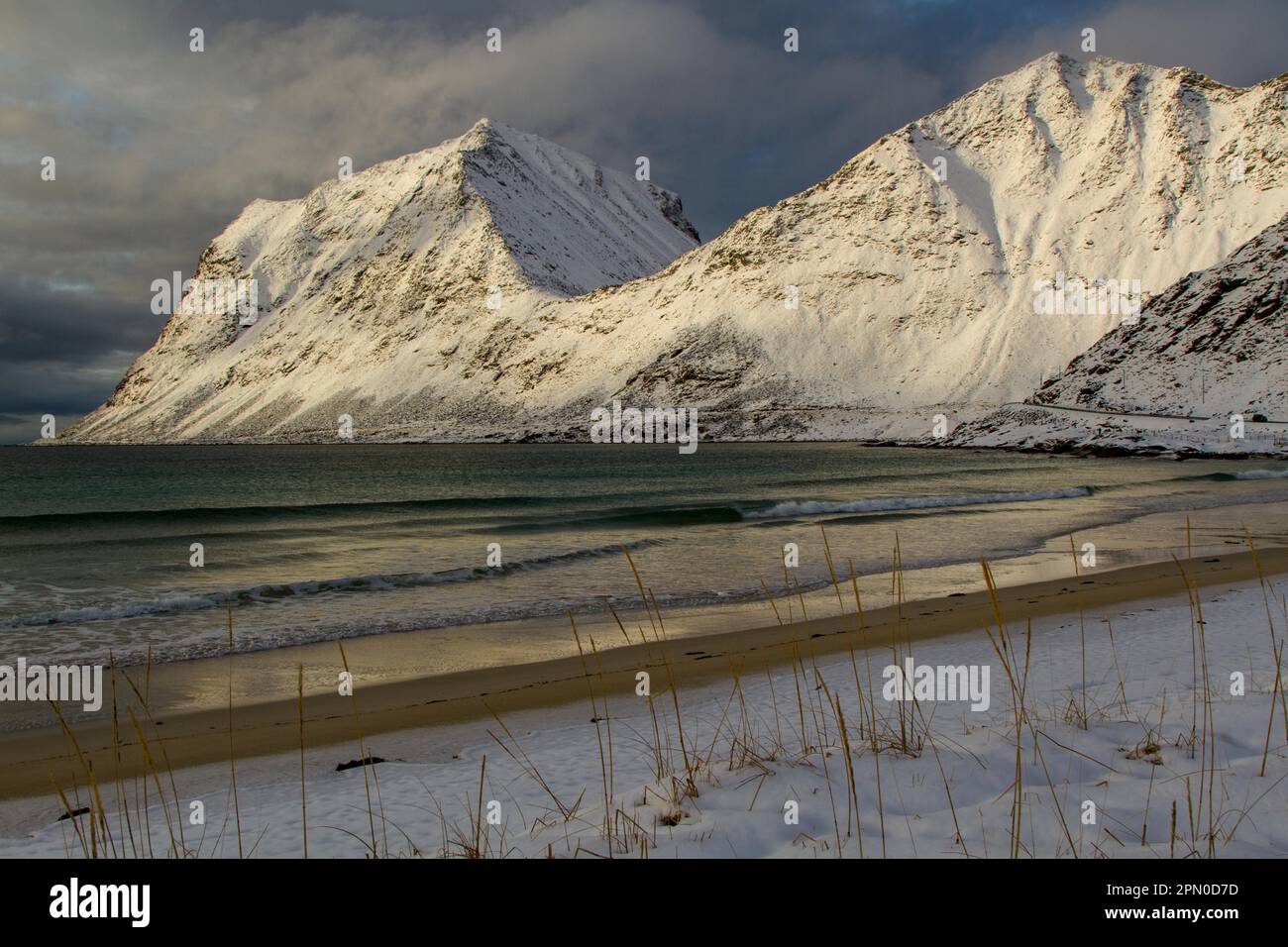 Haukland Strand, Haukland, Lofoten, Norway Stock Photo - Alamy