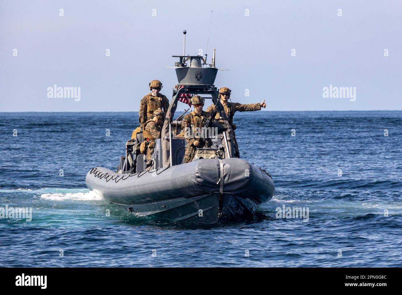 ANDAMAN SEA (Jan. 11, 2023) U.S. Marines with Maritime Raid Platoon