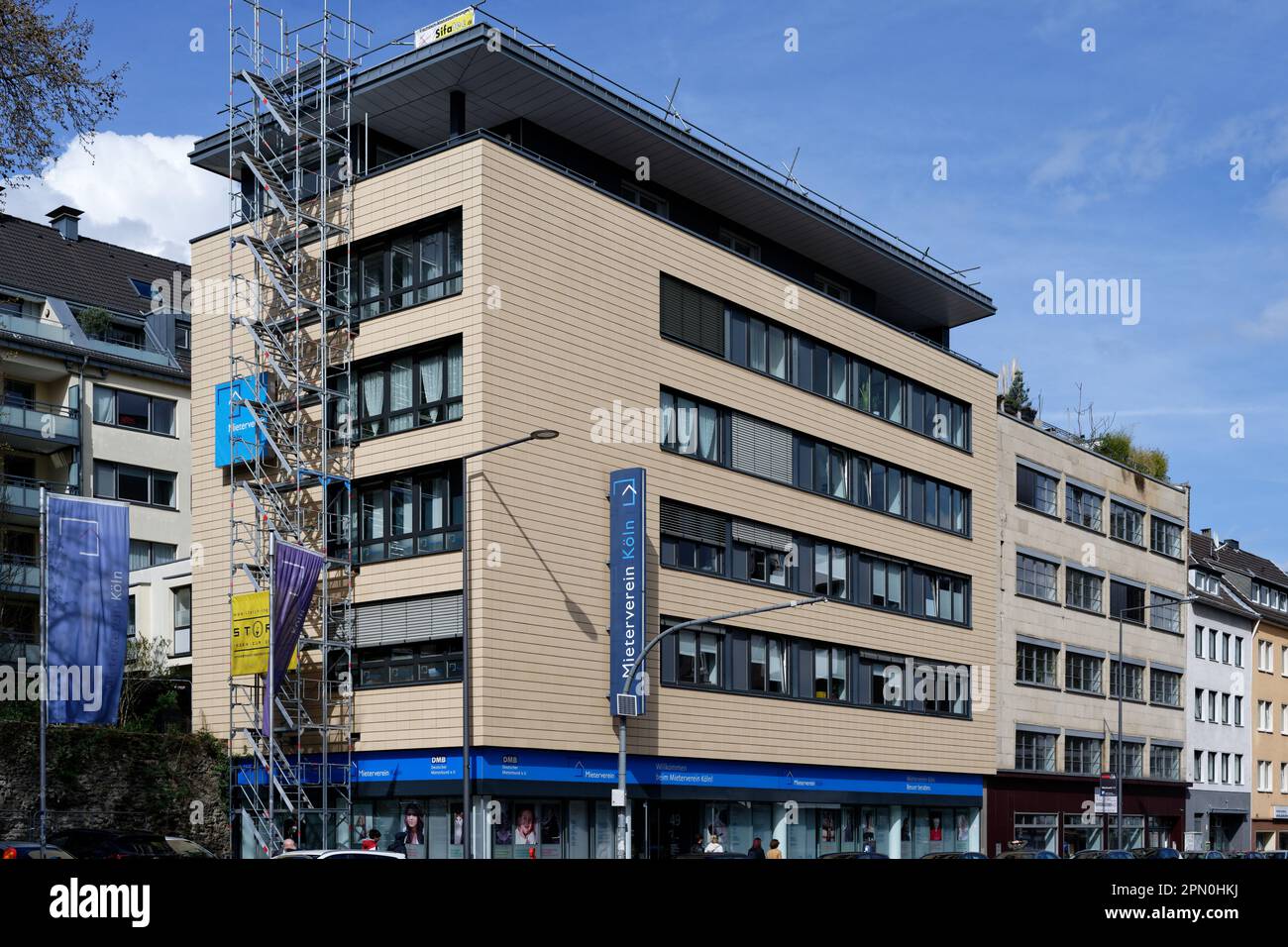 Cologne, Germany April 13 2023: building of the tenants association in the old town of cologne Stock Photo